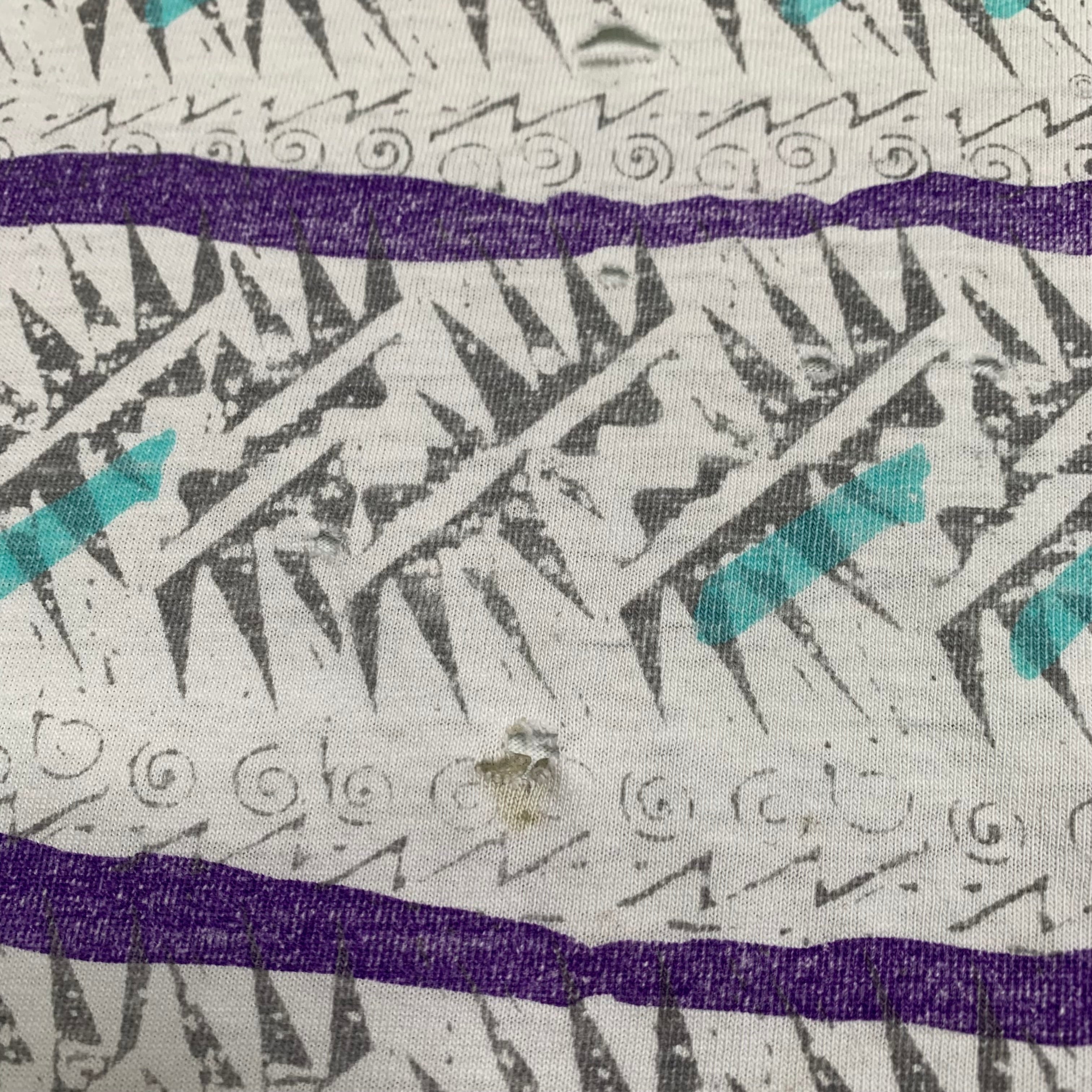 90s Ocean Pacific Abstract Pattern Surf Tee L