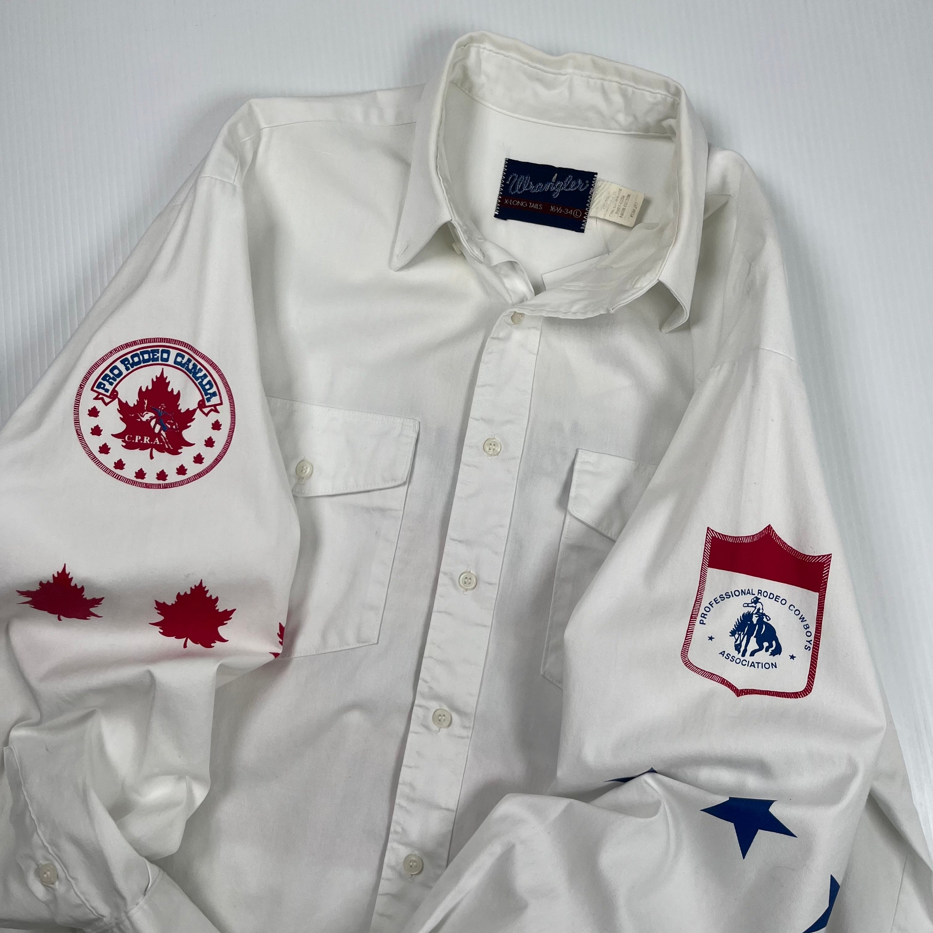 Vintage Wrangler Rodeo Championship Button Up Shirt L