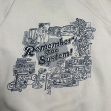 Load image into Gallery viewer, Vintage Remember The System Graphic Crewneck M
