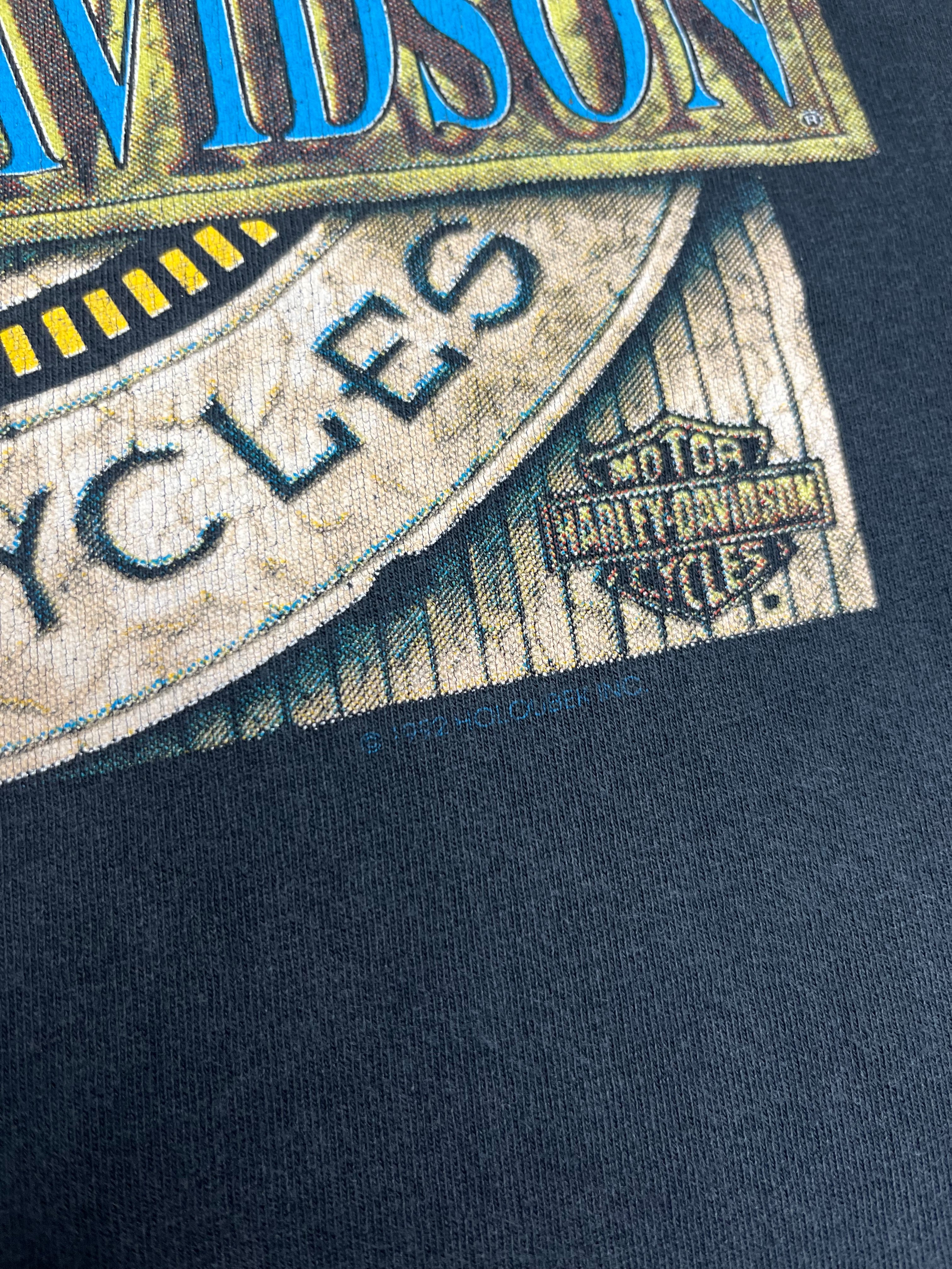 1992 Harley Davidson Live 2 Ride High Plains Tee L