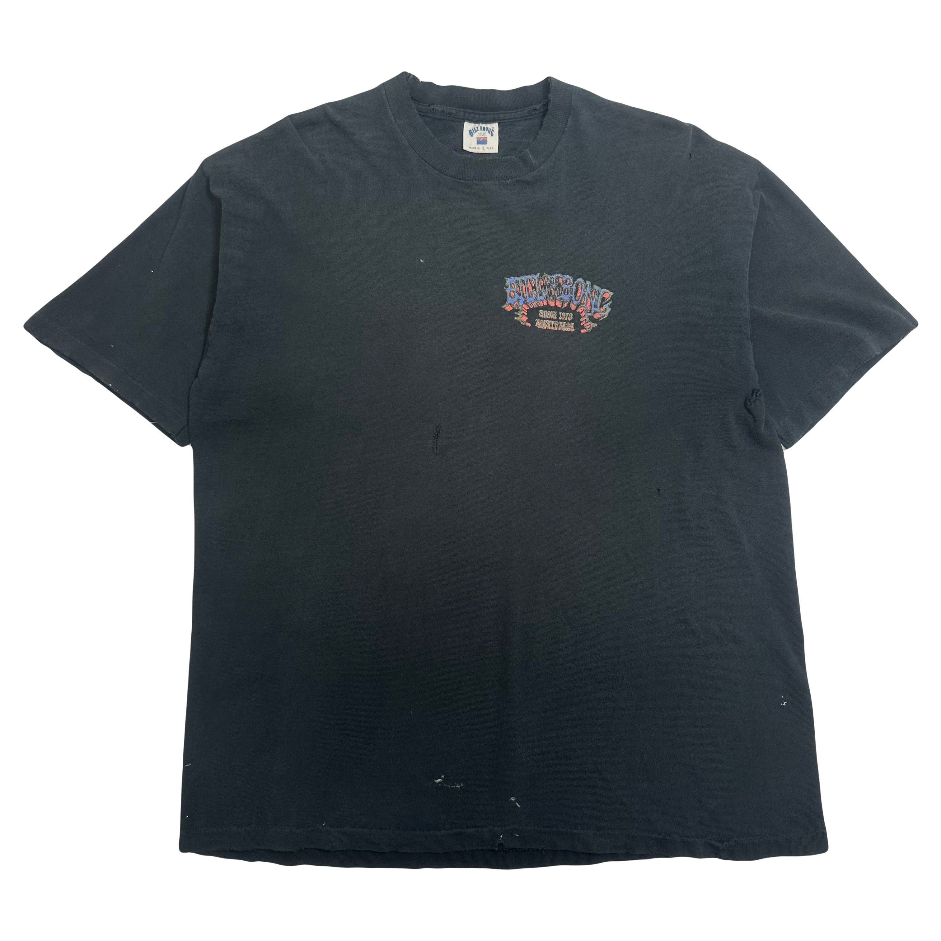 90s Billabong Australia Distressed Surf Tee L