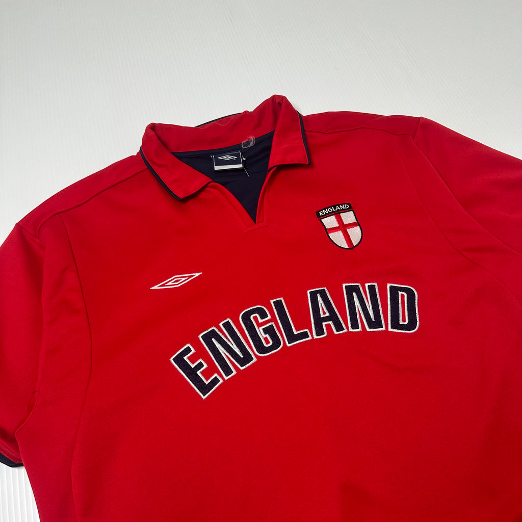 Vintage Umbro England Collared Jersey XL