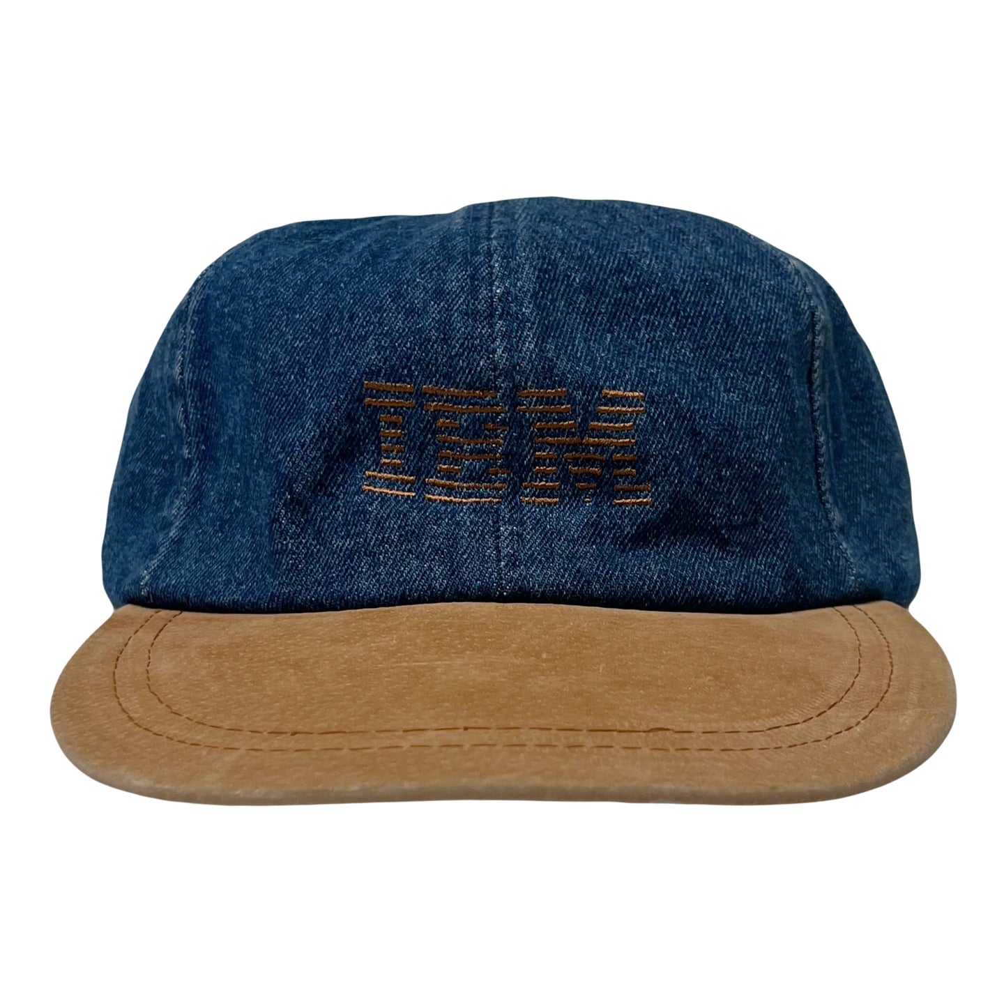 Vintage IBM Technology Denim Strapback Hat