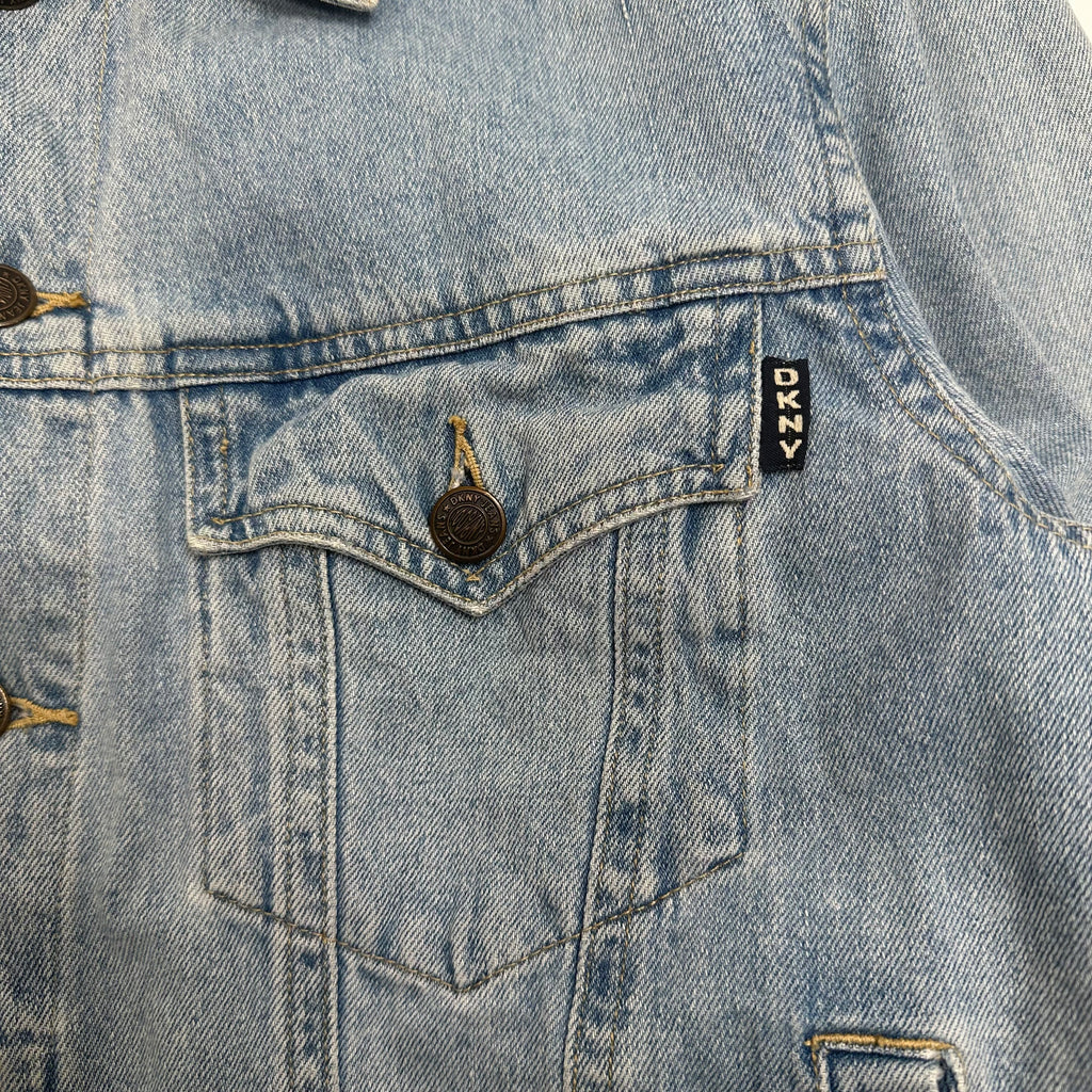 Vintage DKNY Light Wash Denim Jacket Women's M
