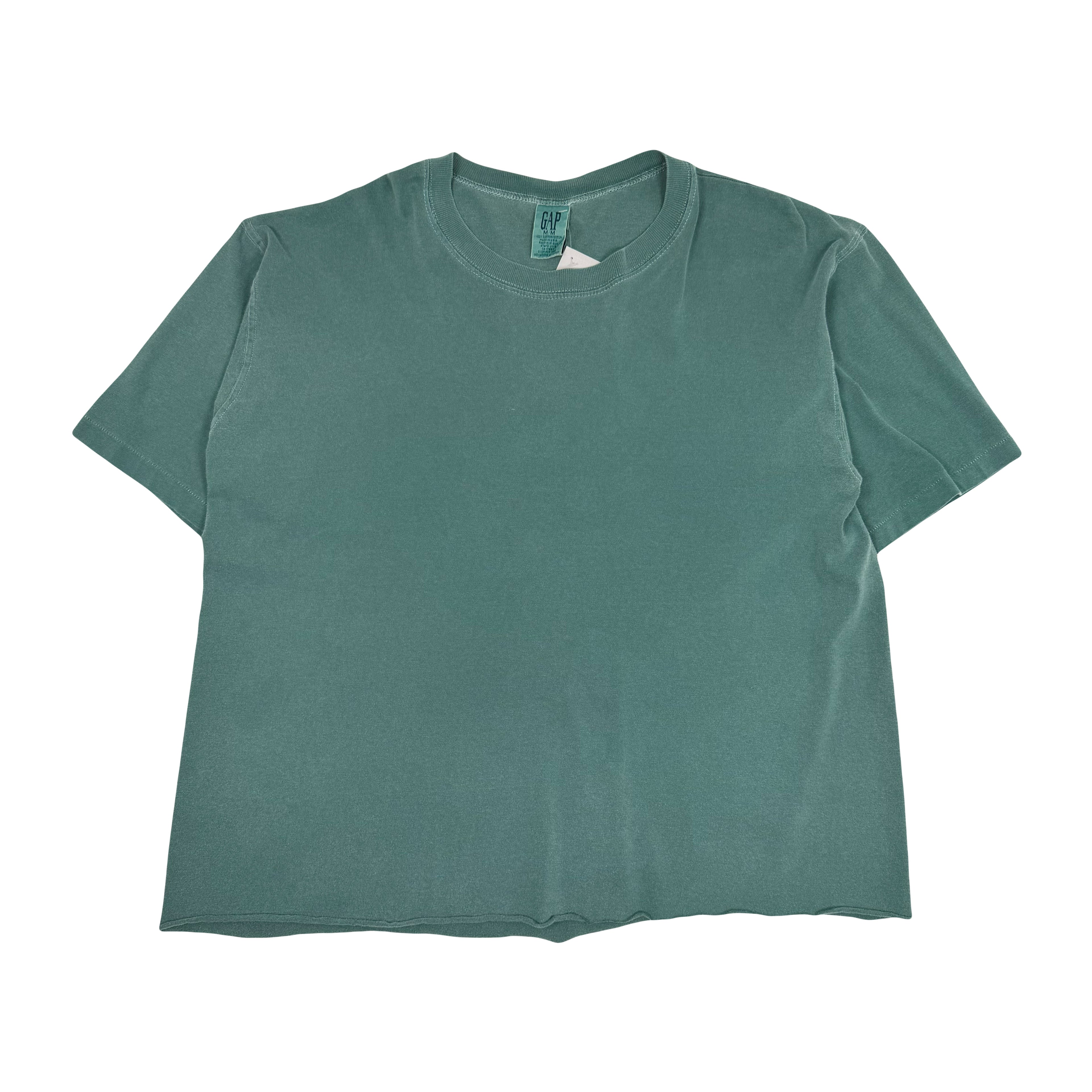 Vintage Gap Faded Blank Cropped Tee M