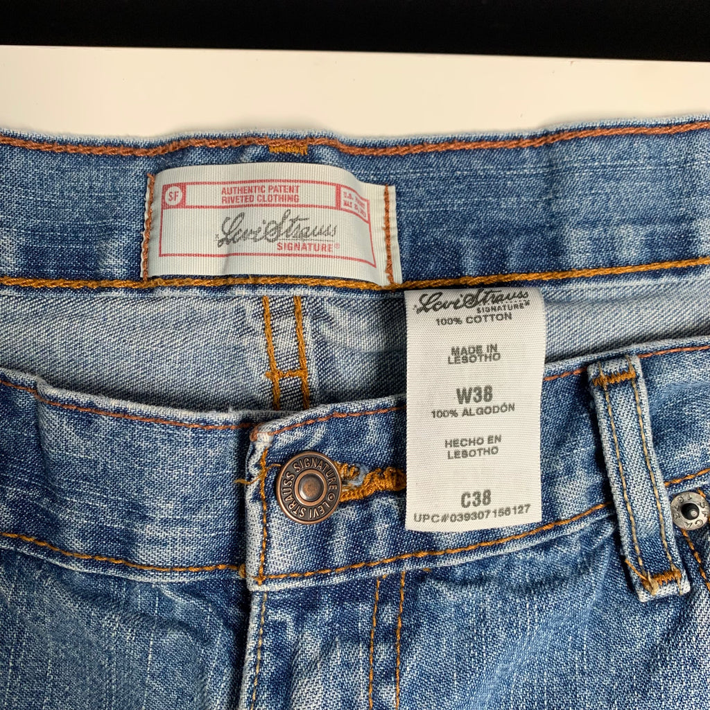 Levi's Faded Baggy Denim Shorts 37