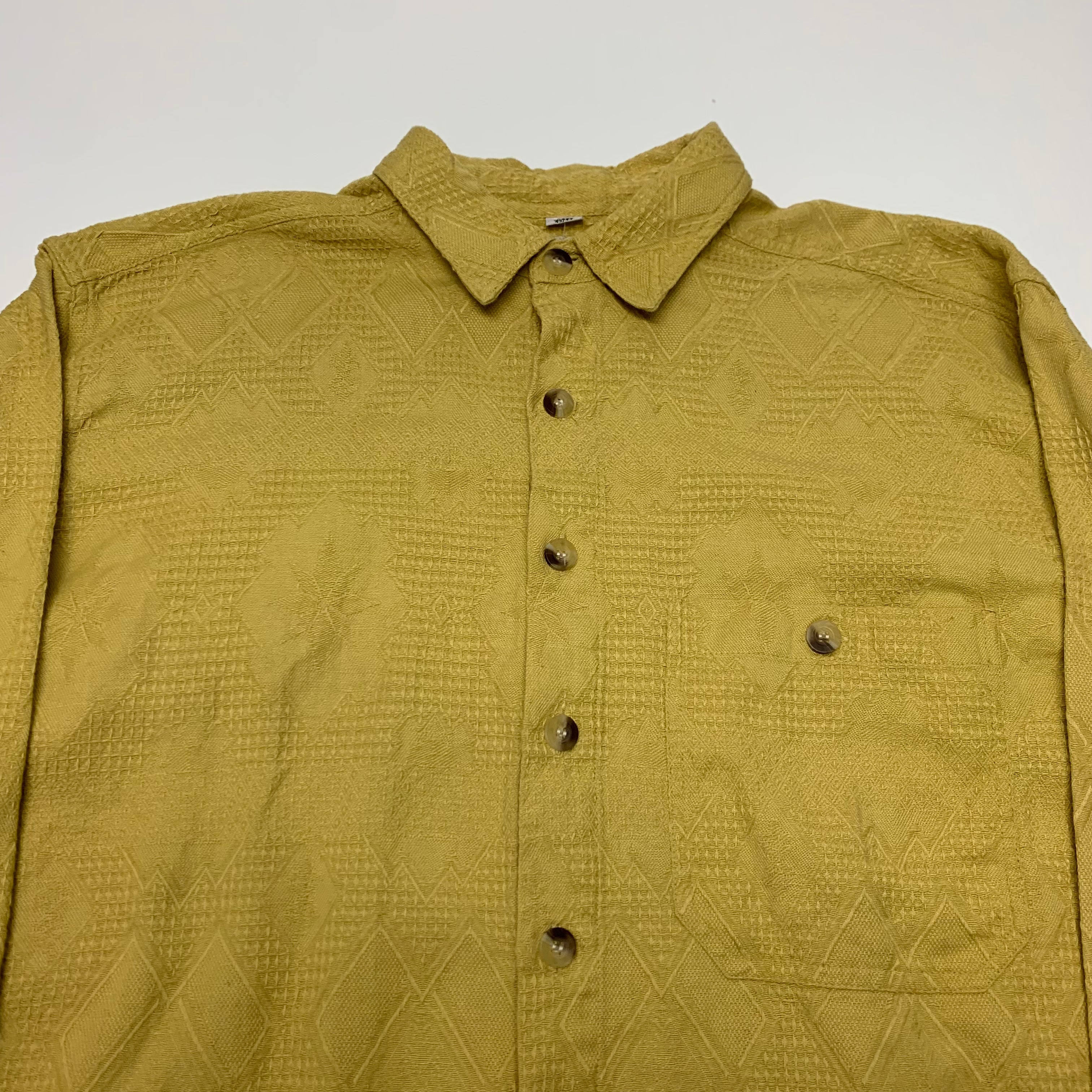 Vintage John F Gee Patterned Button Up L