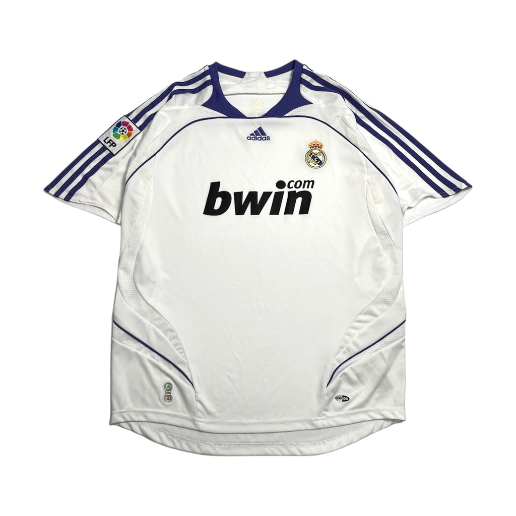 2007-08 Real Madrid Adidas Home Jersey M