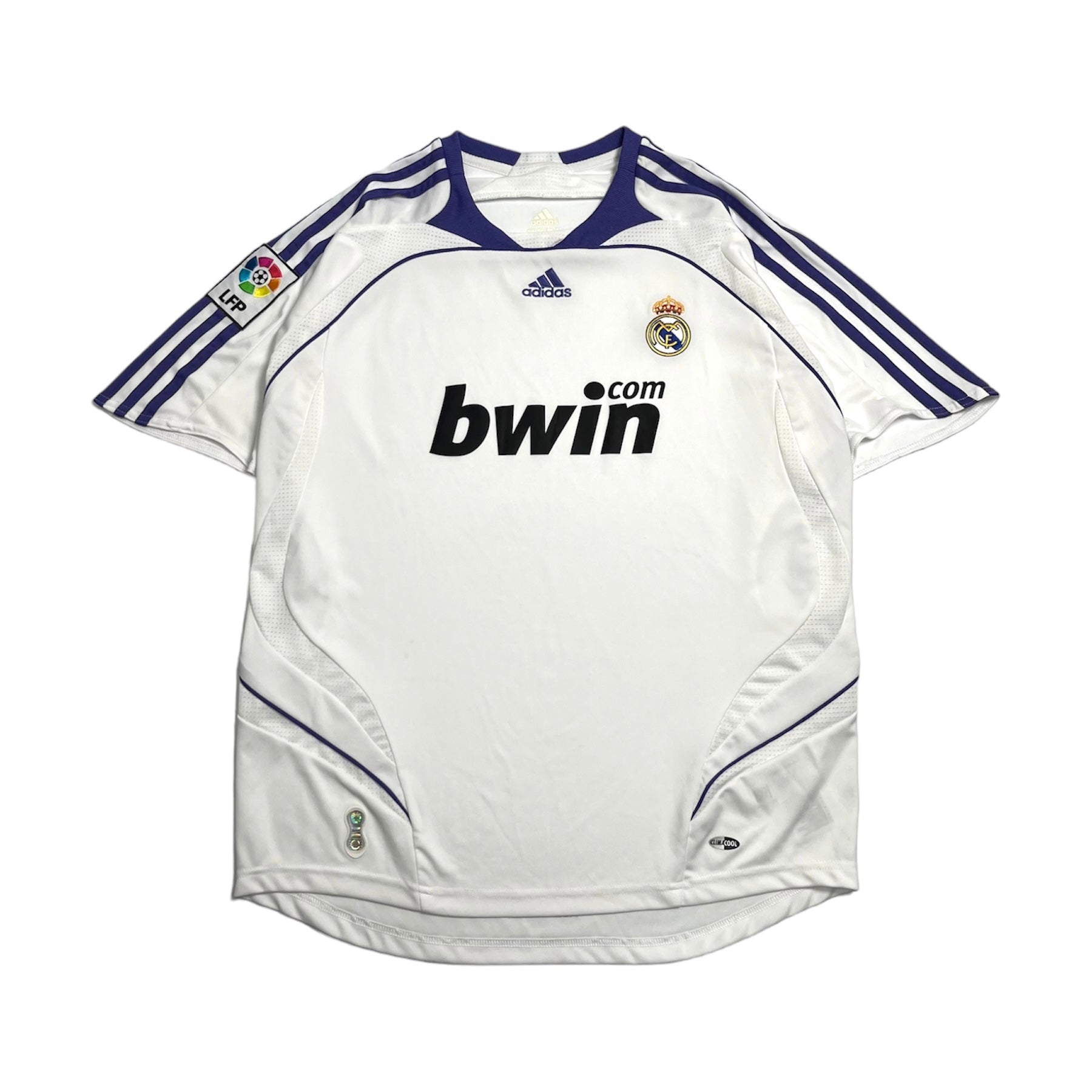 2007-08 Real Madrid Adidas Home Jersey M