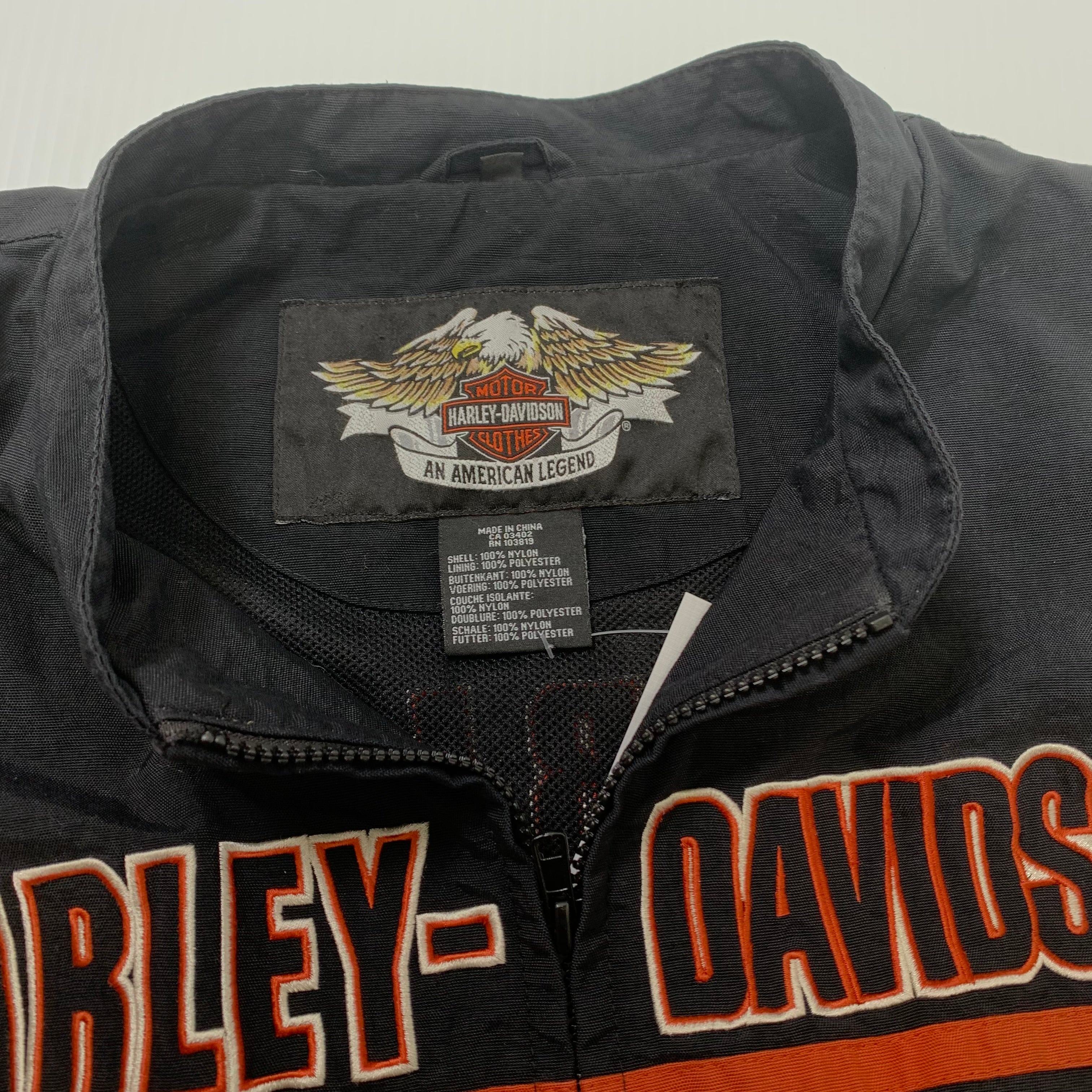 Harley Davidson Embroidered Light Jacket XXL