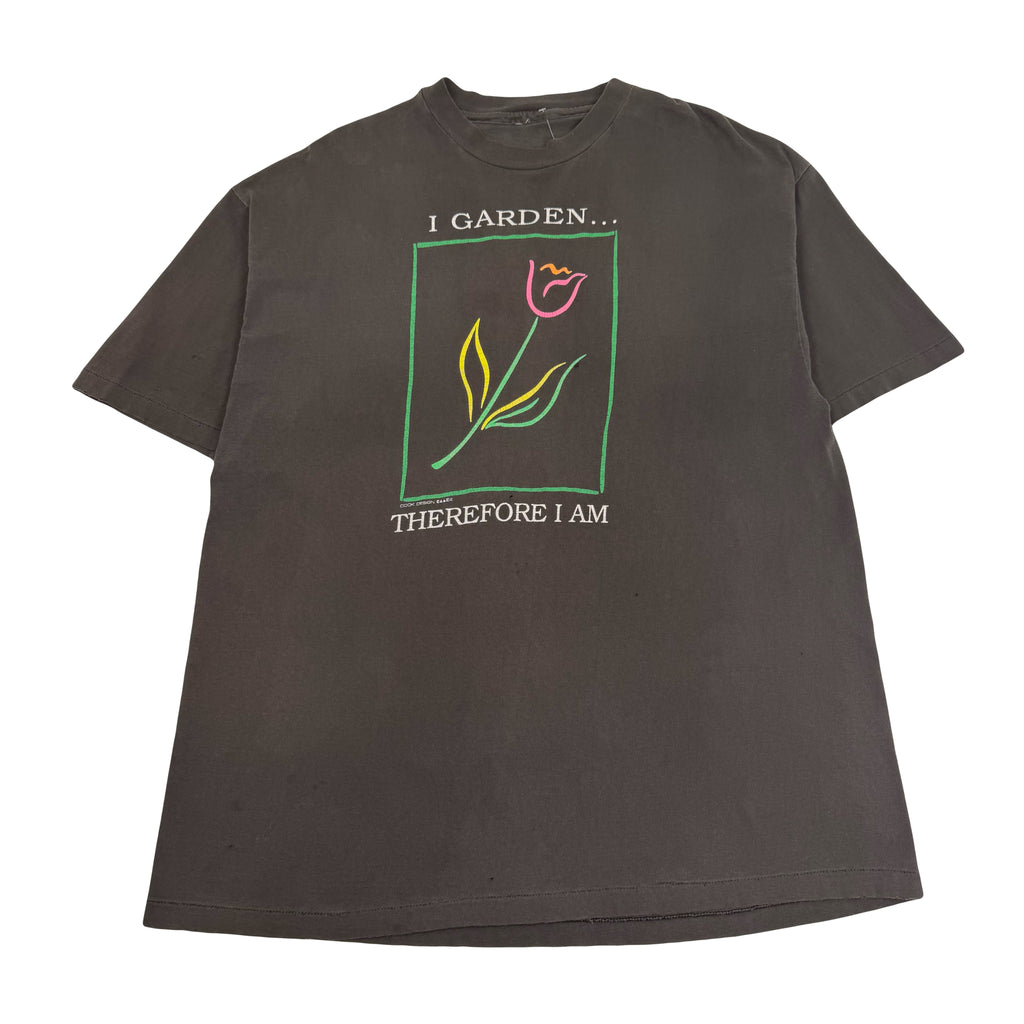 Vintage I Garden... Therefore I Am Graphic Tee XL