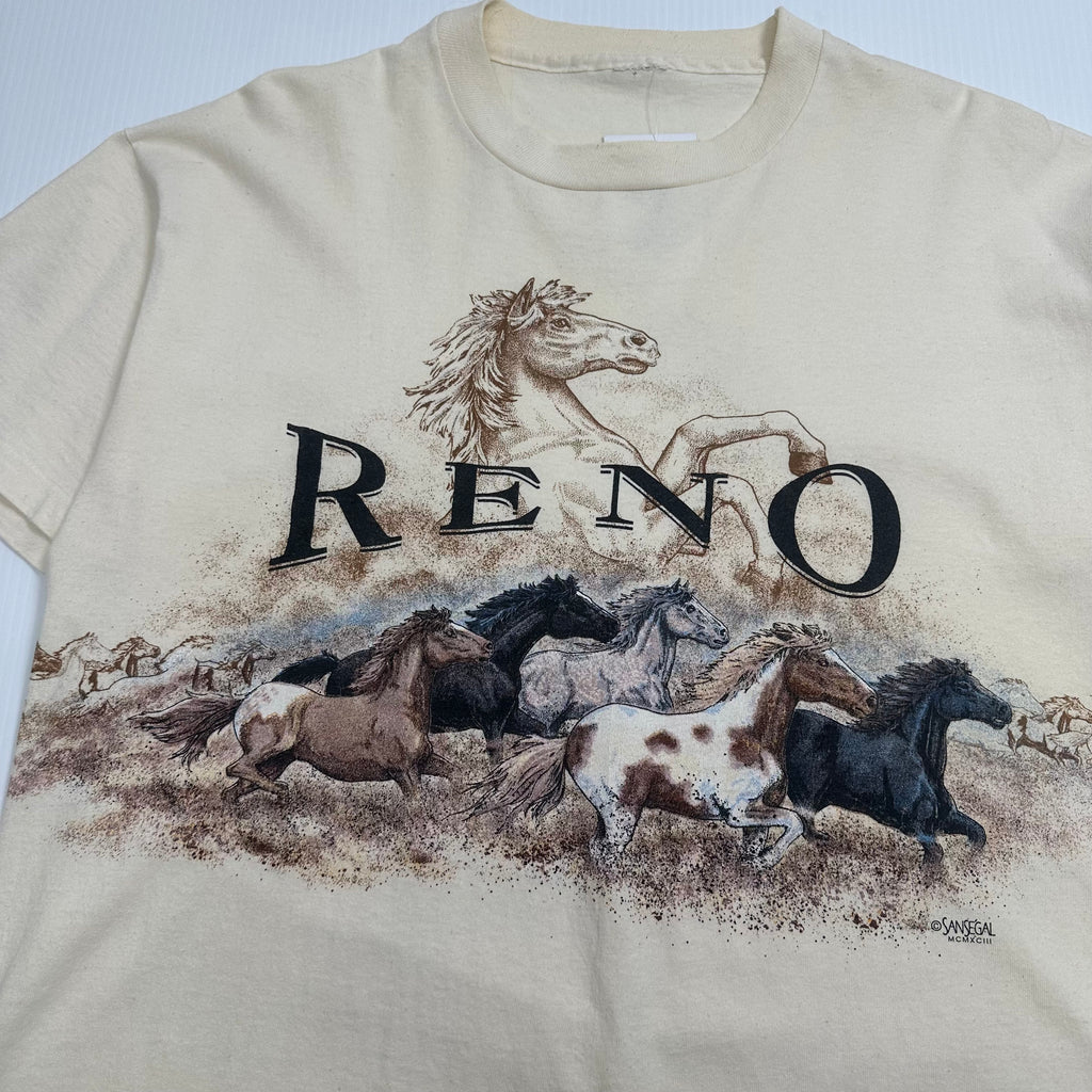 Vintage Reno Horses Graphic Tee XL