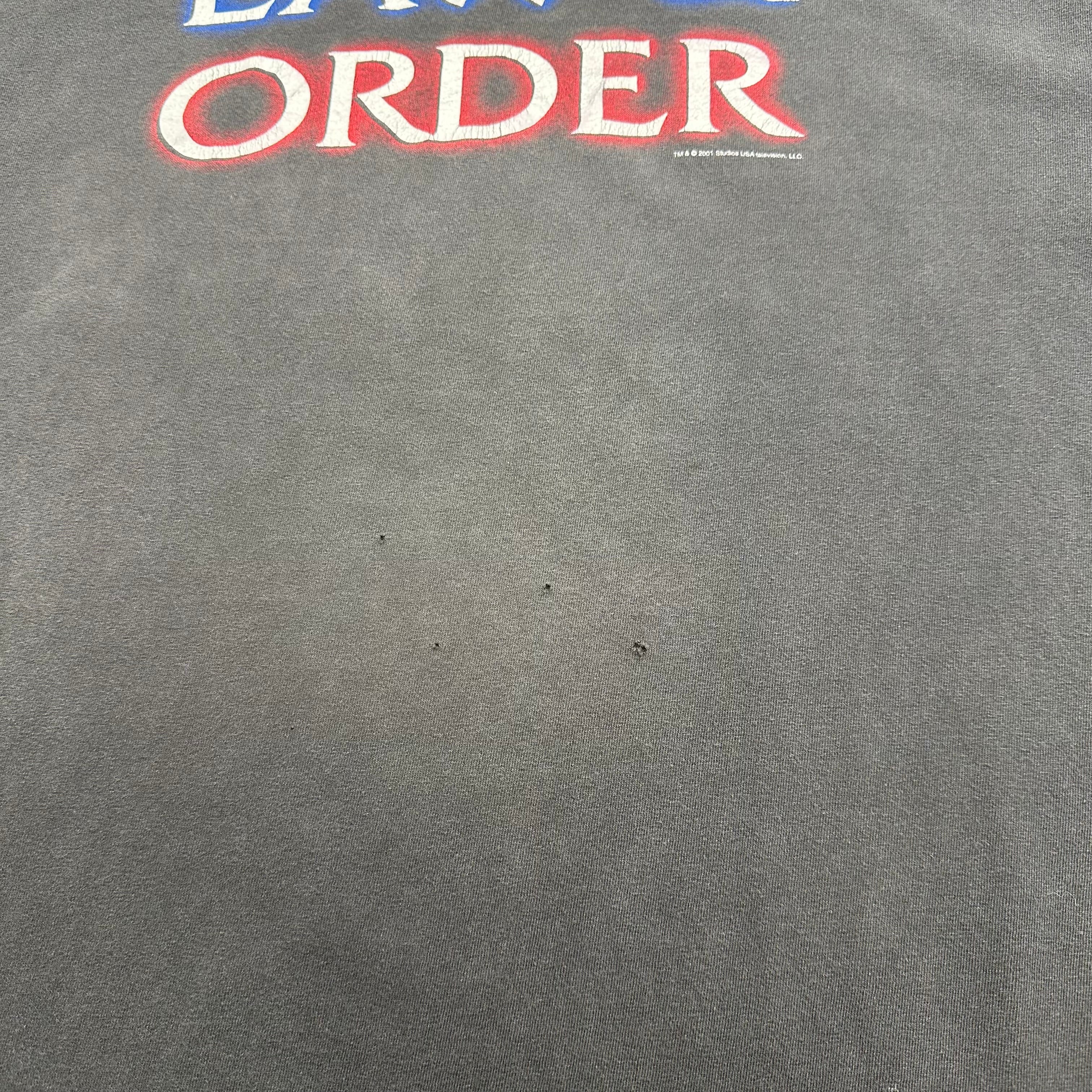 2001 NBC Law & Order TV Graphic Tee XL