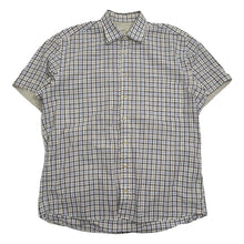 Load image into Gallery viewer, Lipson Plaid Short Sleeve Button Up Shirt L
