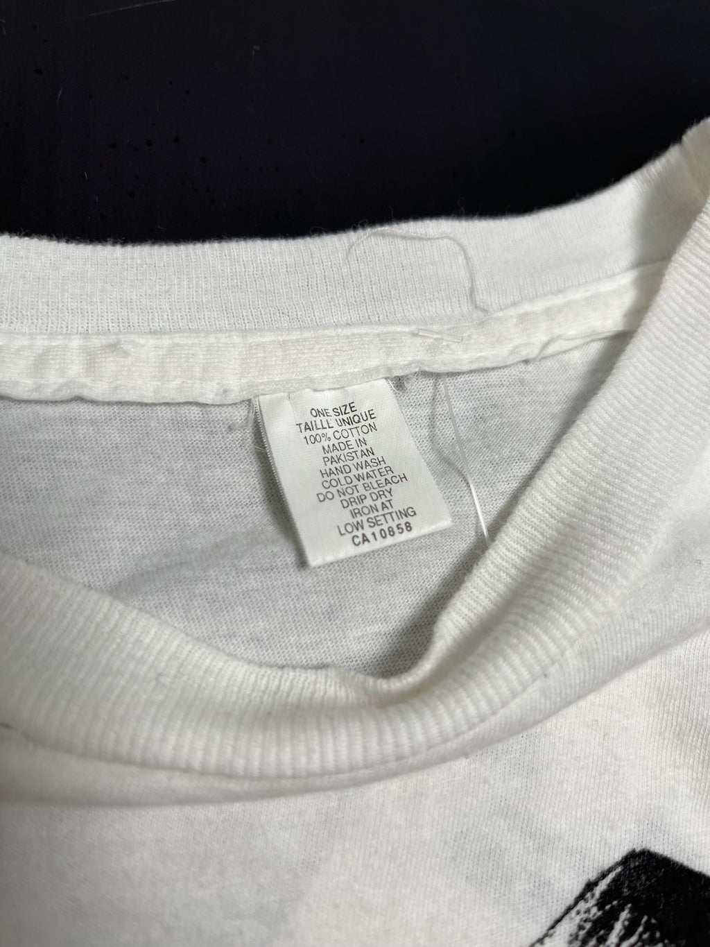 Vintage White Tiger Graphic Tee XL