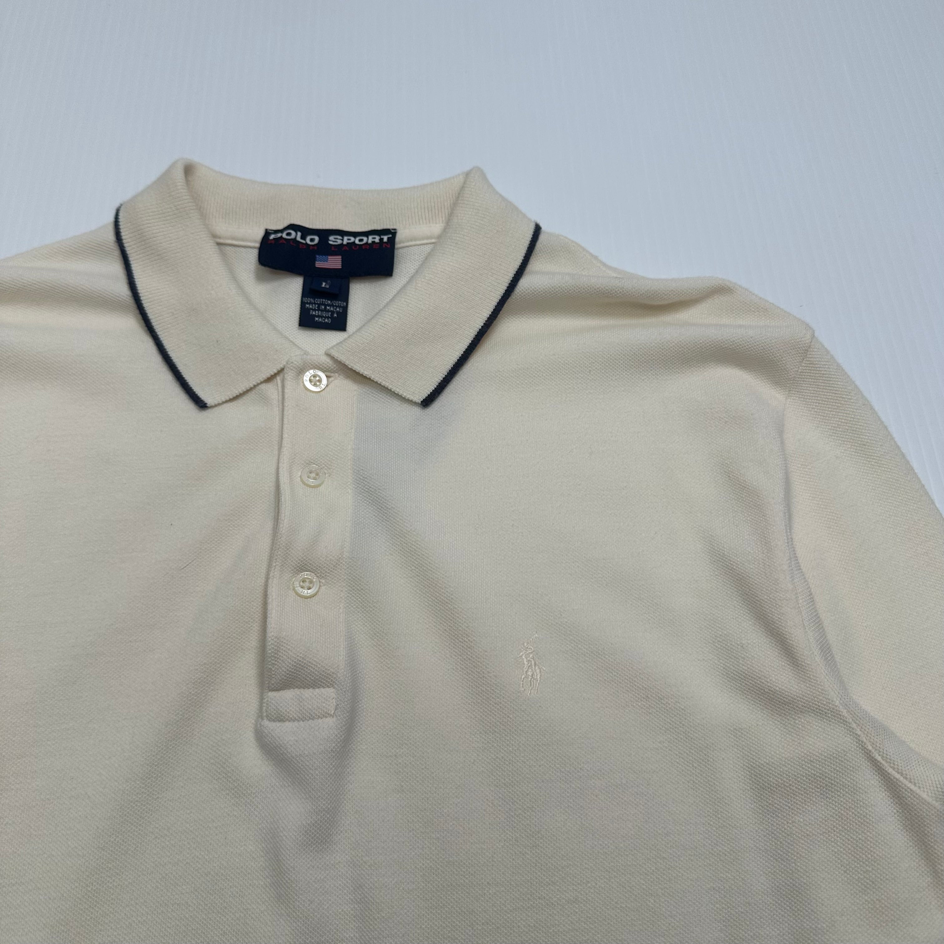 Vintage Polo Sport Longsleeve Polo Shirt L