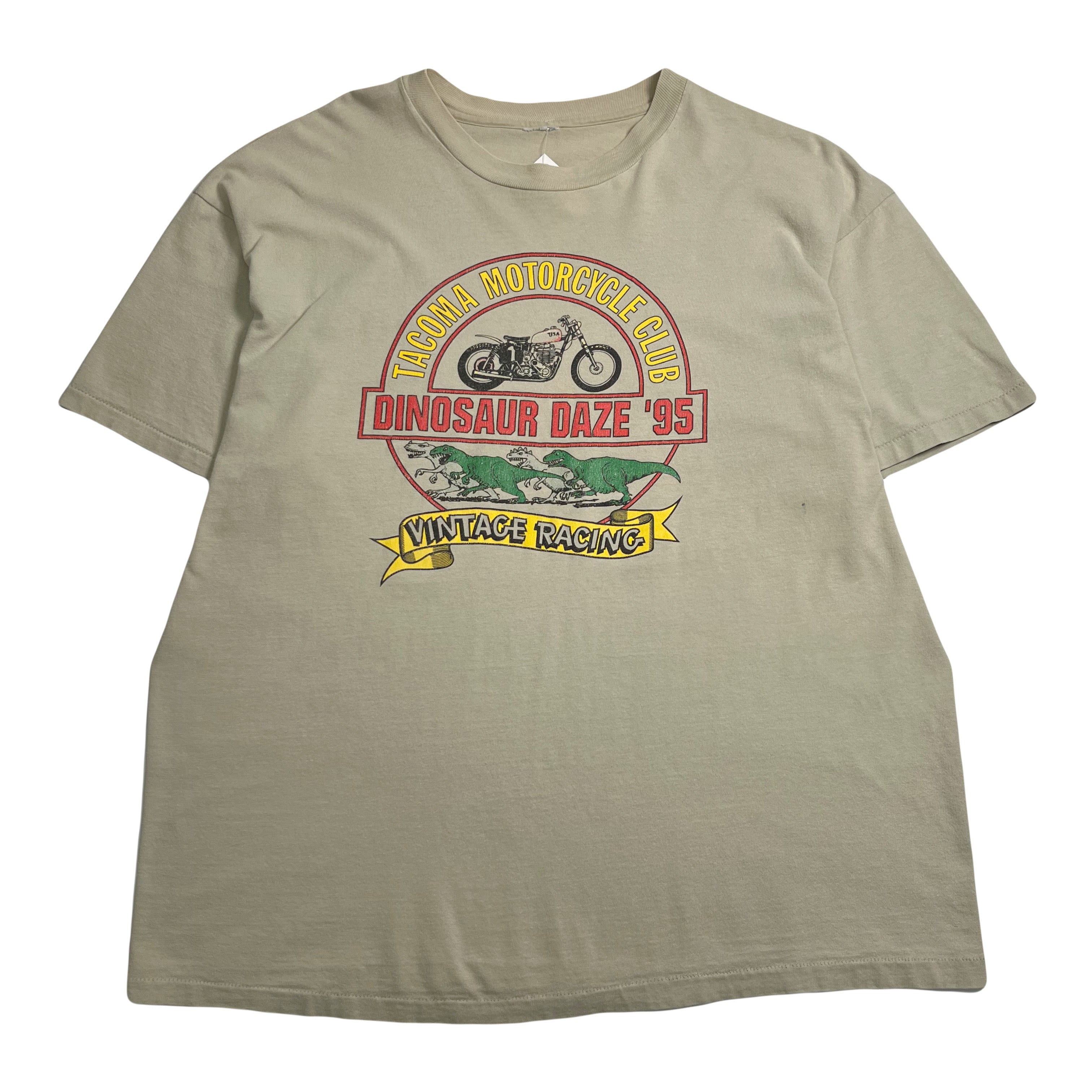 1995 Dinosaur Daze Tacoma Motorcyle Club Tee XL