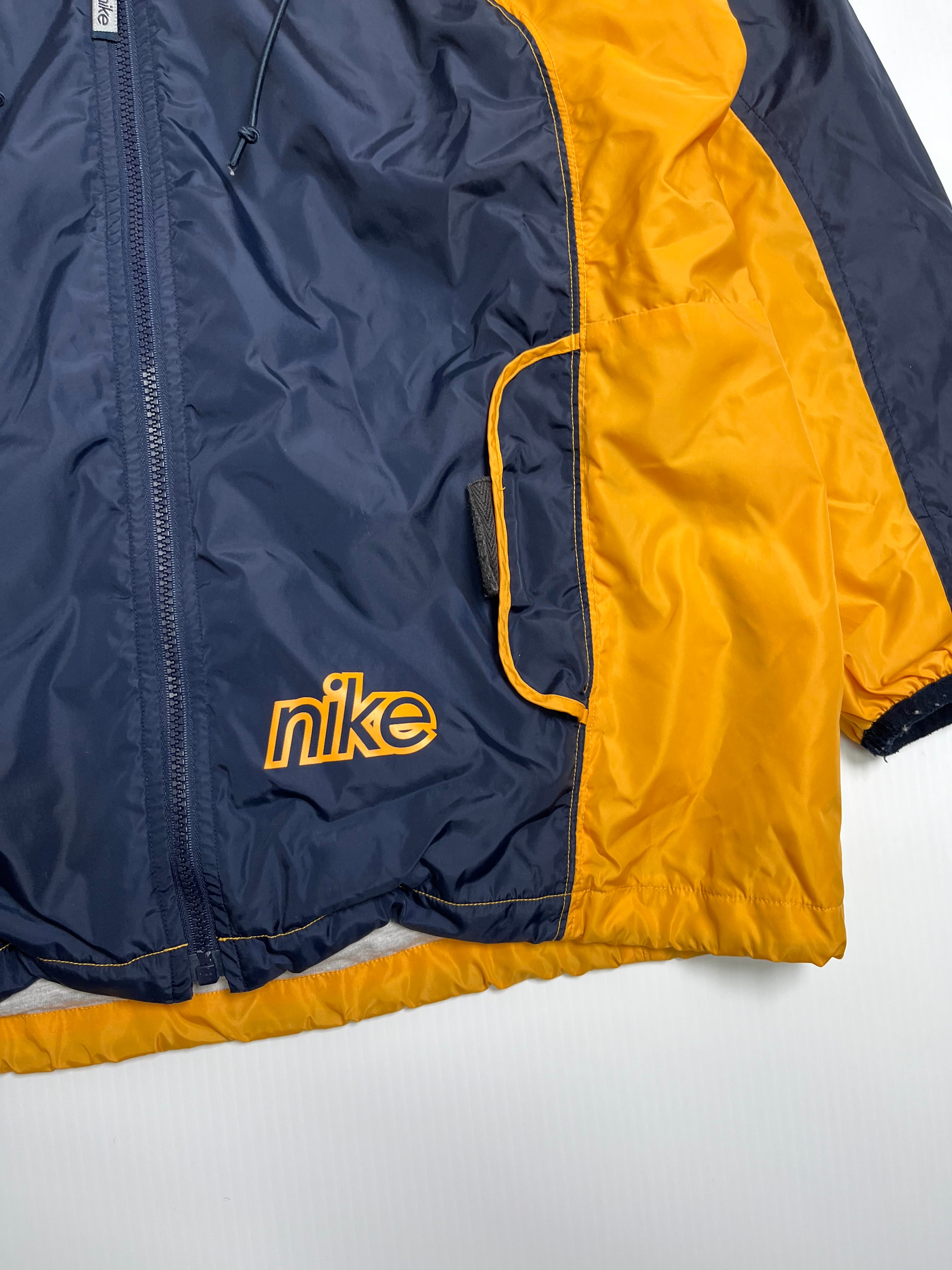 90s Nike Two Tone Rain Jacket Youth L