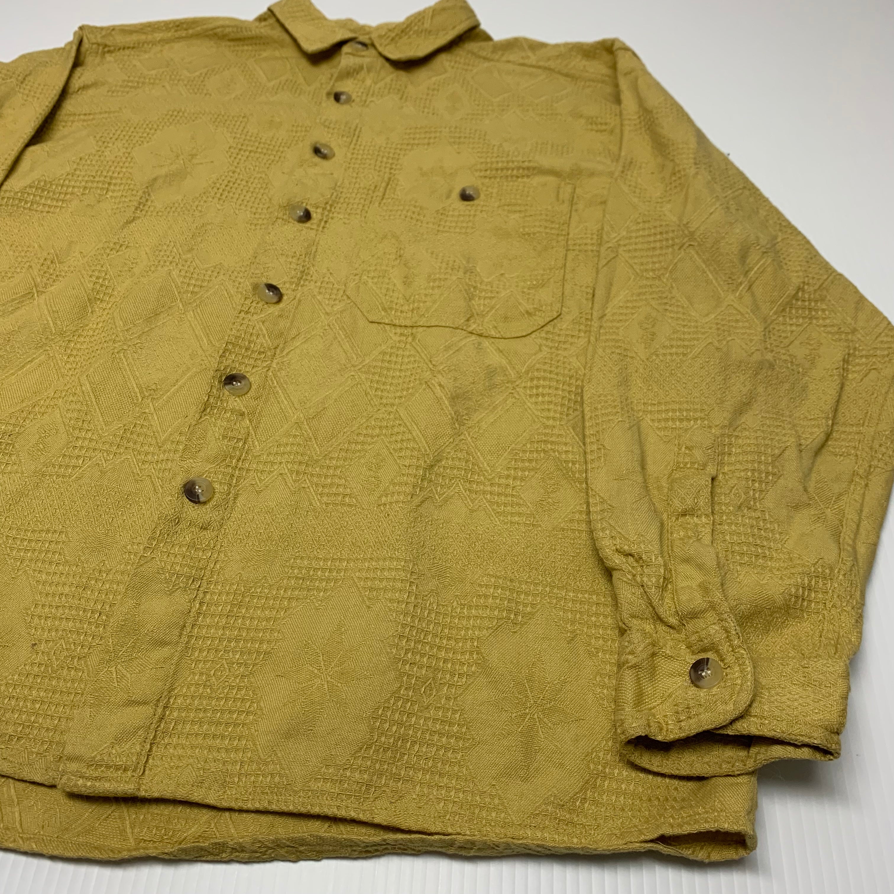 Vintage John F Gee Patterned Button Up L