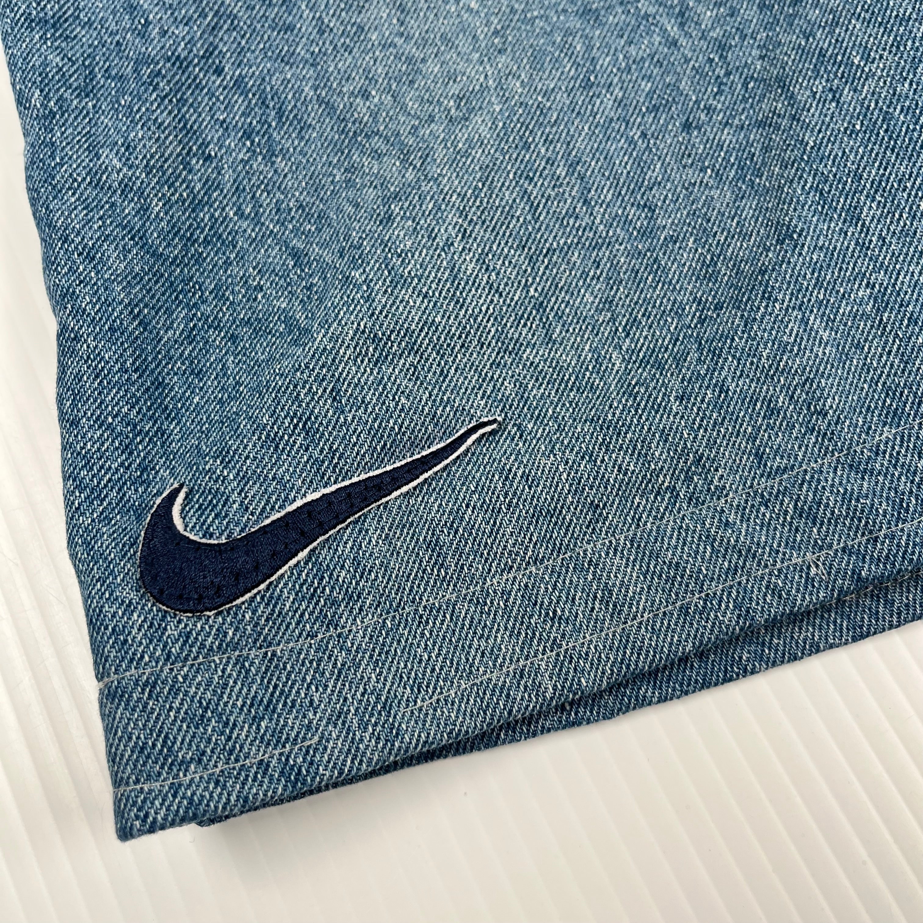 Rework Vintage Levi's x Nike USA Baggy Denim Shorts