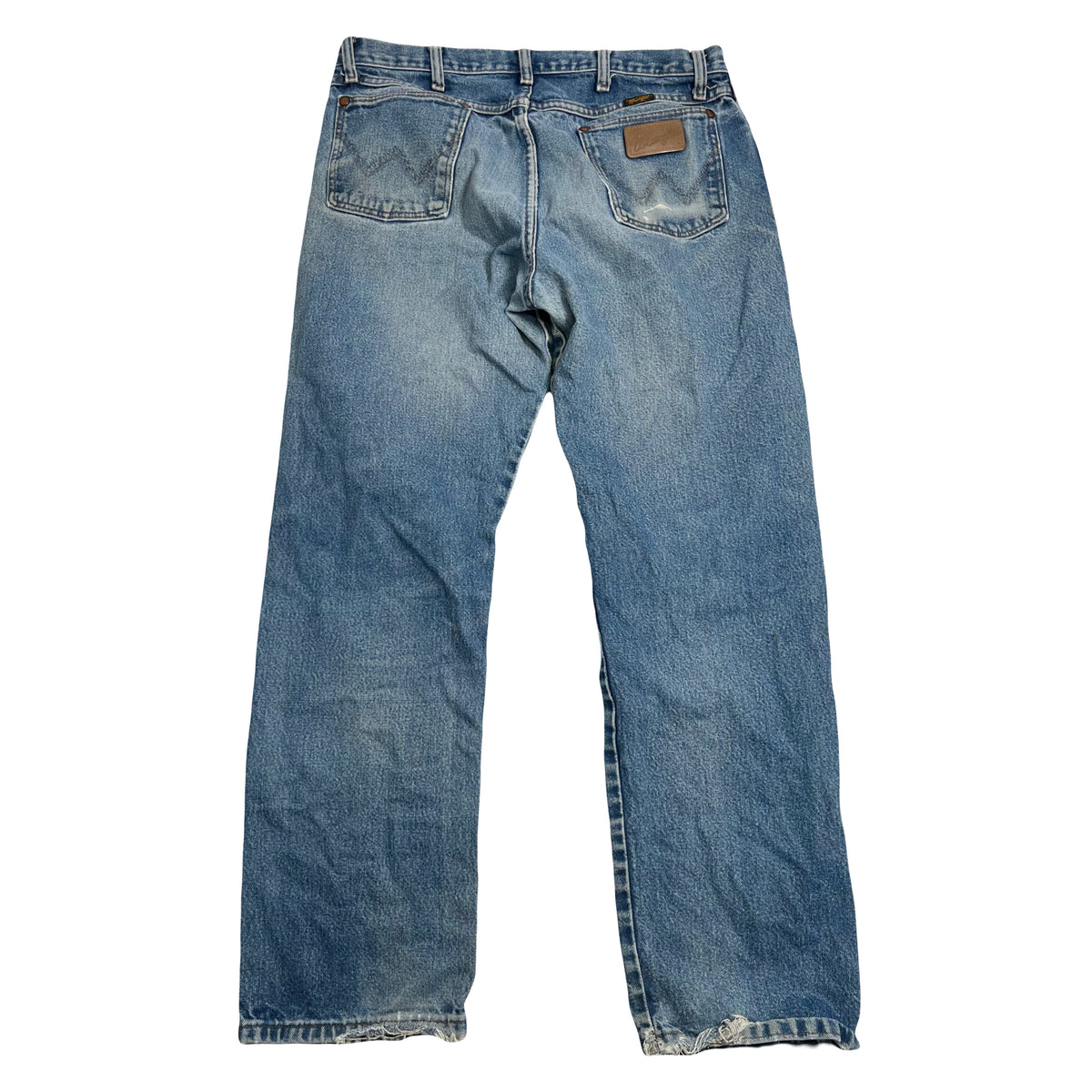 Vintage Wrangler Painted Light Wash Denim 34