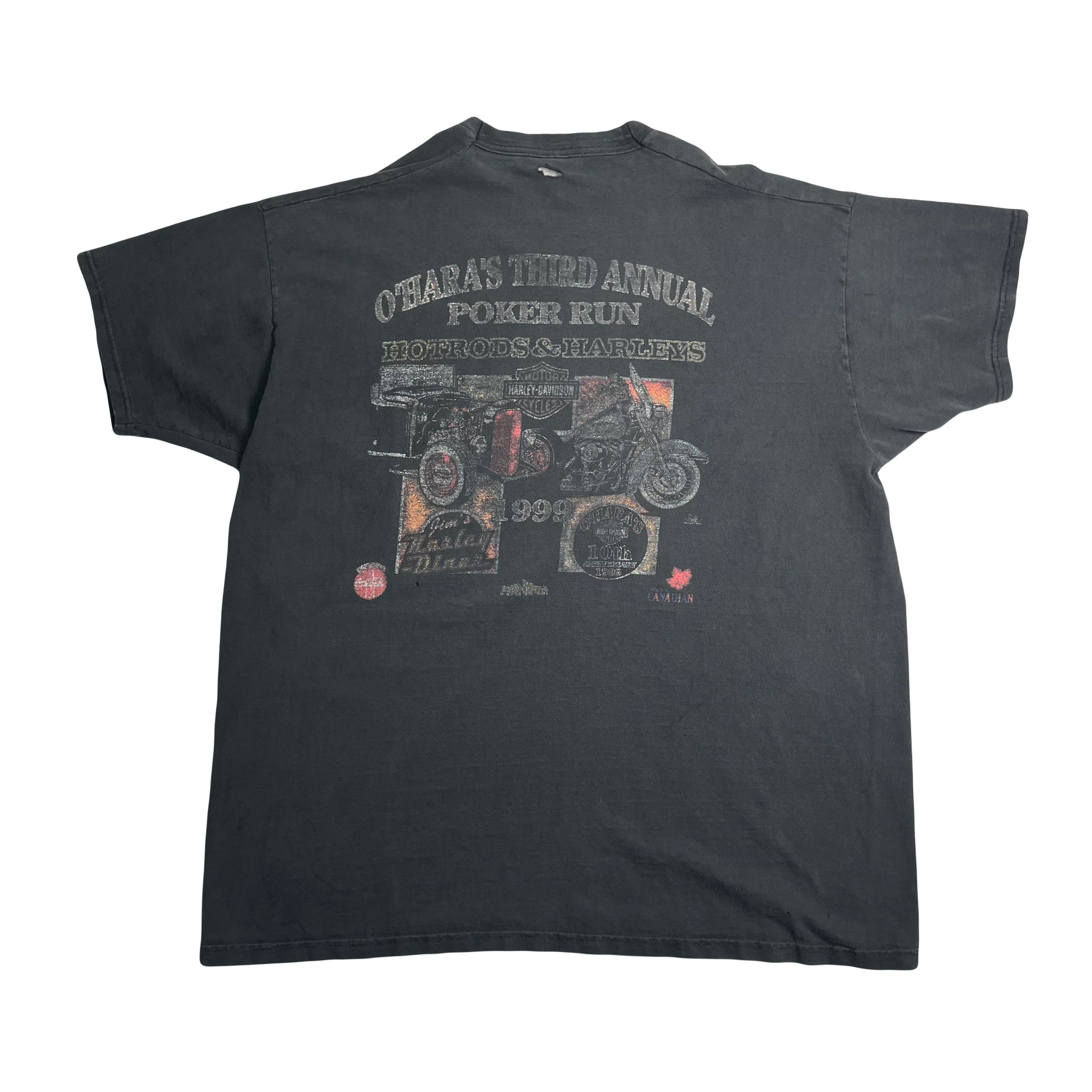 1999 Hot Rods & Harleys Faded Graphic Tee XXL
