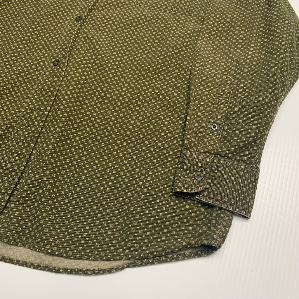 Vintage Vanderbilt Green Button Up L