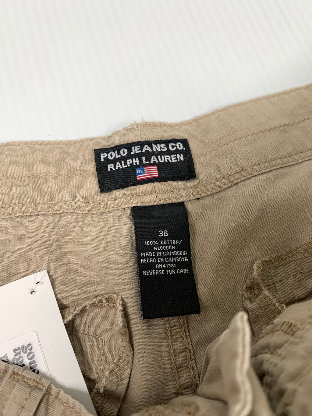 Vintage Polo Jeans Co. Cargo Shorts 36