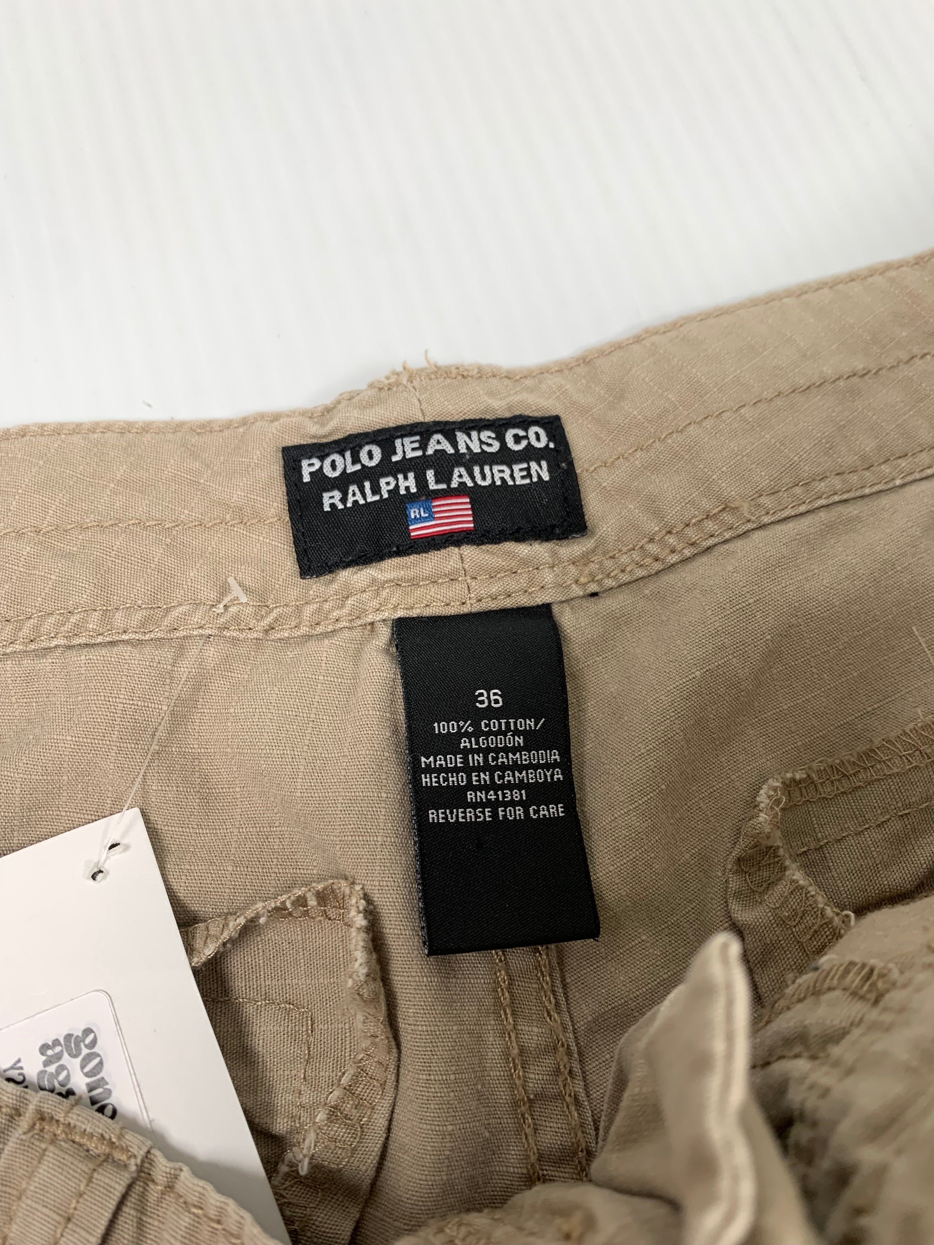 Vintage Polo Jeans Co. Cargo Shorts 36