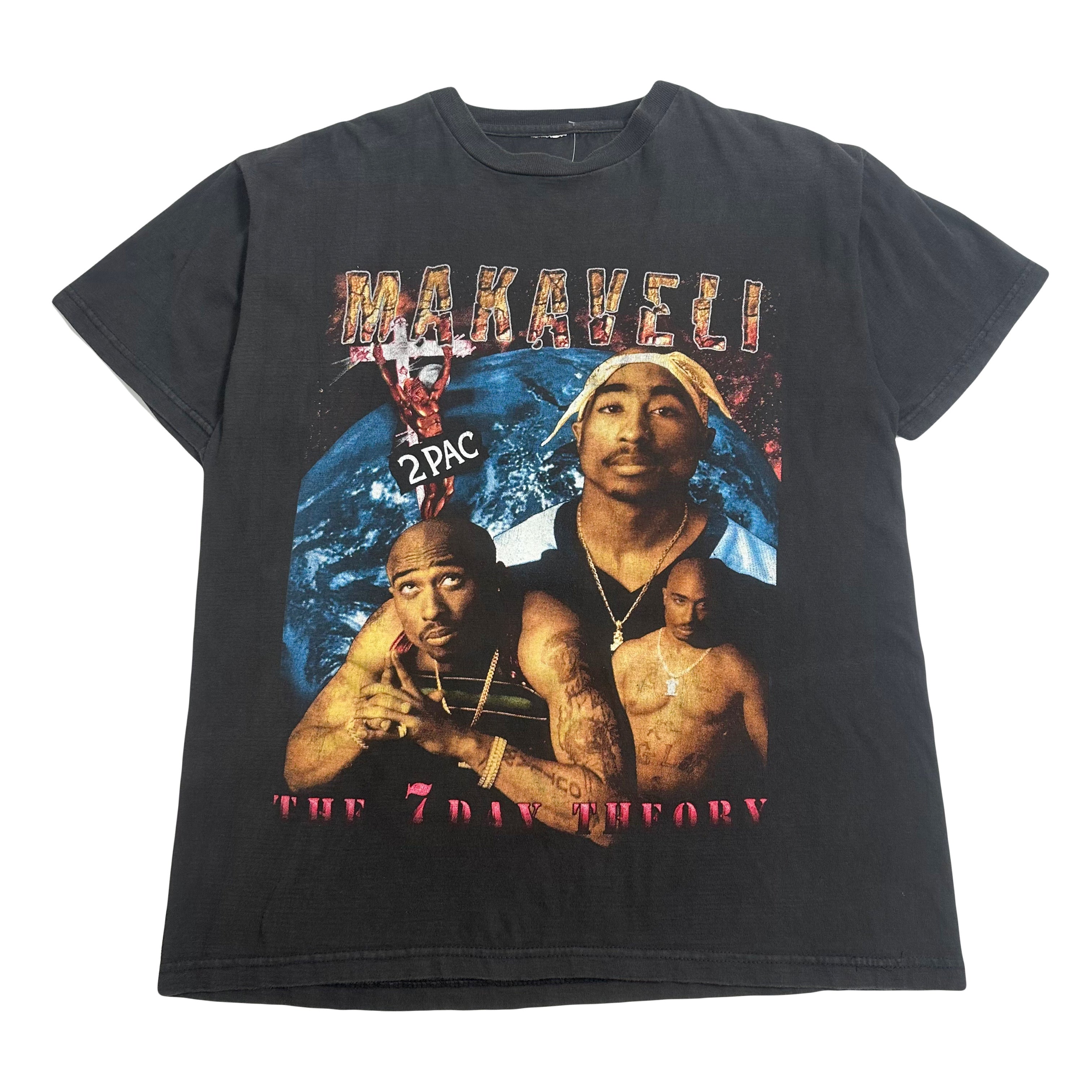 2Pac Makaveli Rap Tee L