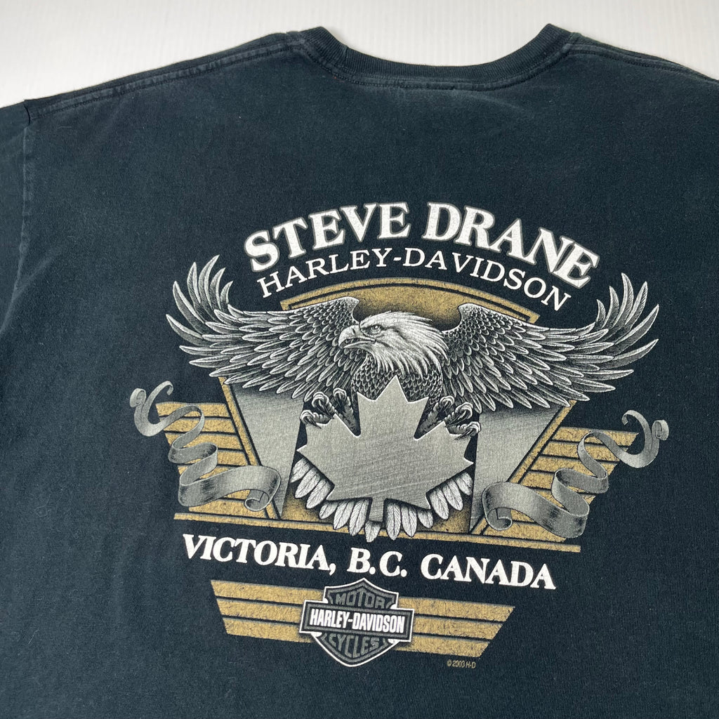 Harley Davidson Victoria BC Graphic Tee XL