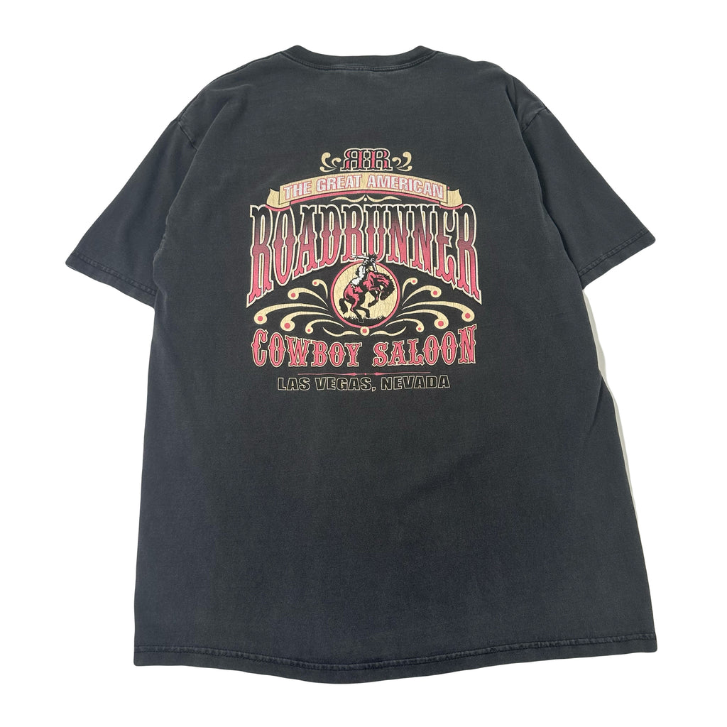 Vintage Roadrunner Cowboy Saloon Tee L