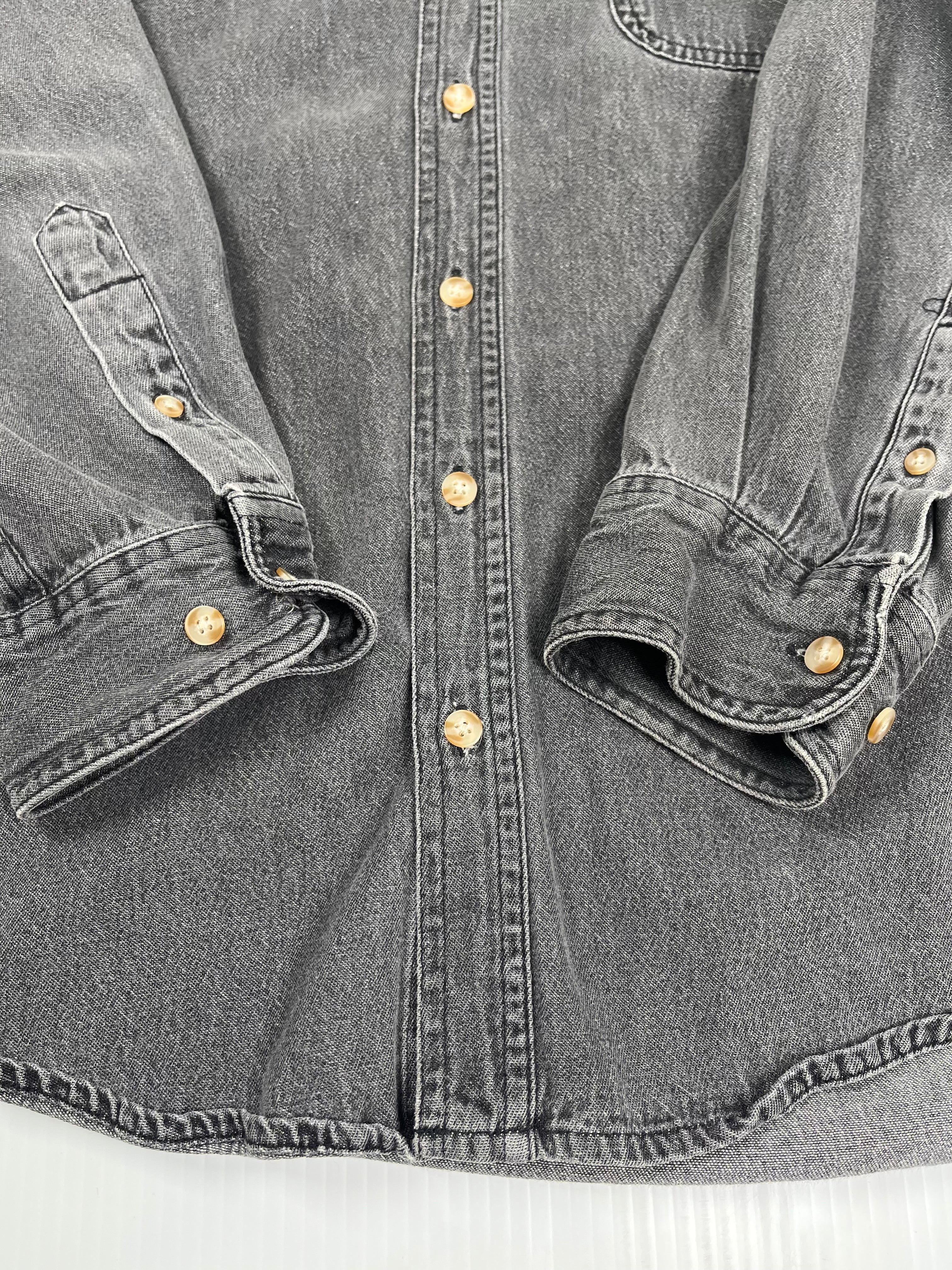 Vintage Penmans Faded Denim Button up Shirt M