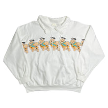 Load image into Gallery viewer, 1989 Flintstones 1/4 Zip Sweatshirt XL
