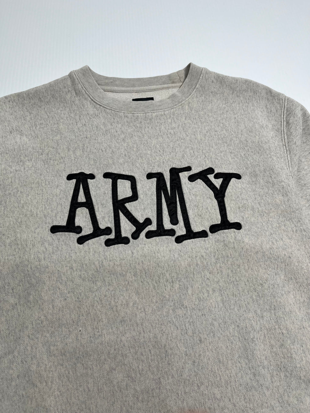 Stüssy Army Patch Letter Crewneck L