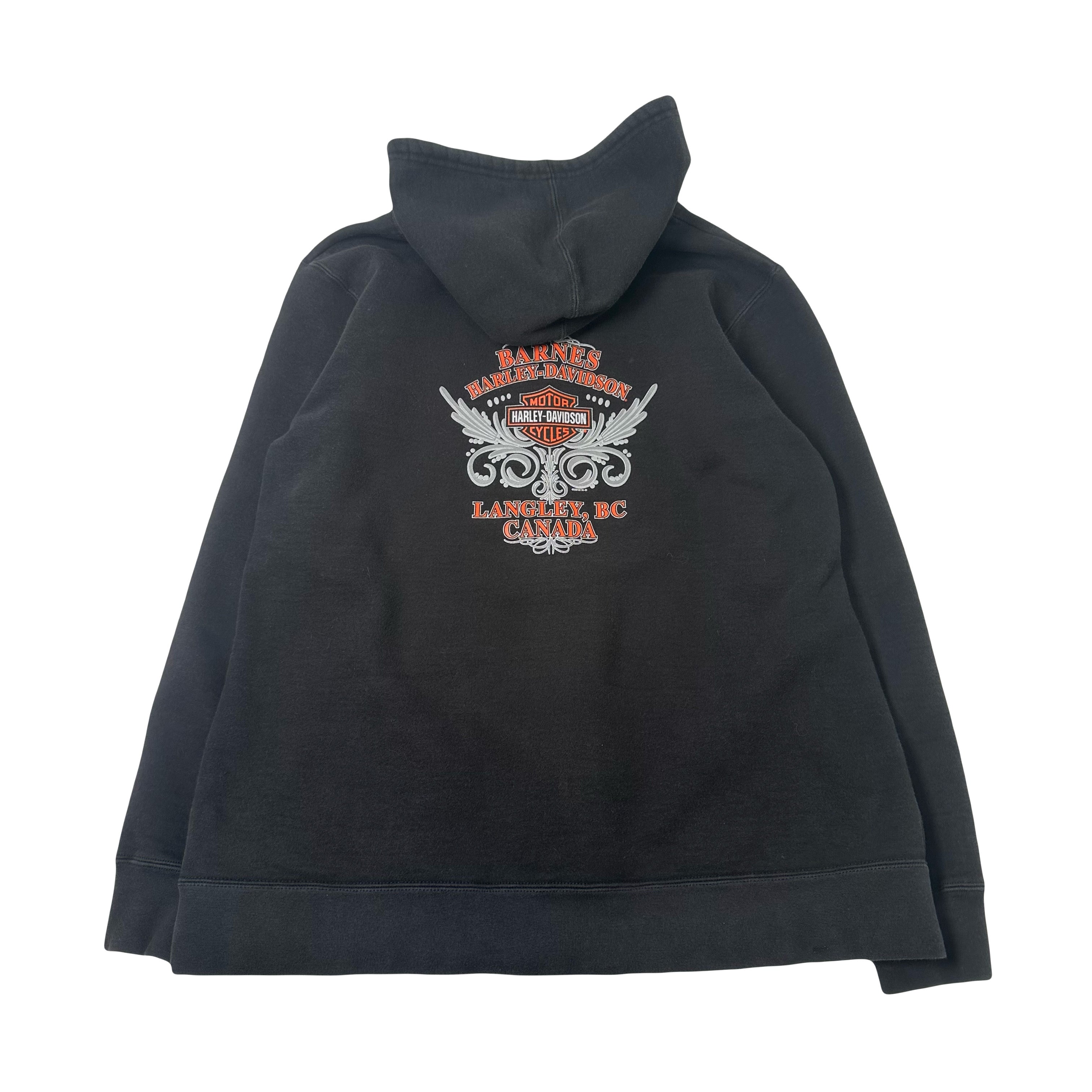 Harley Davidson Langley Zip Hoodie Women's XL