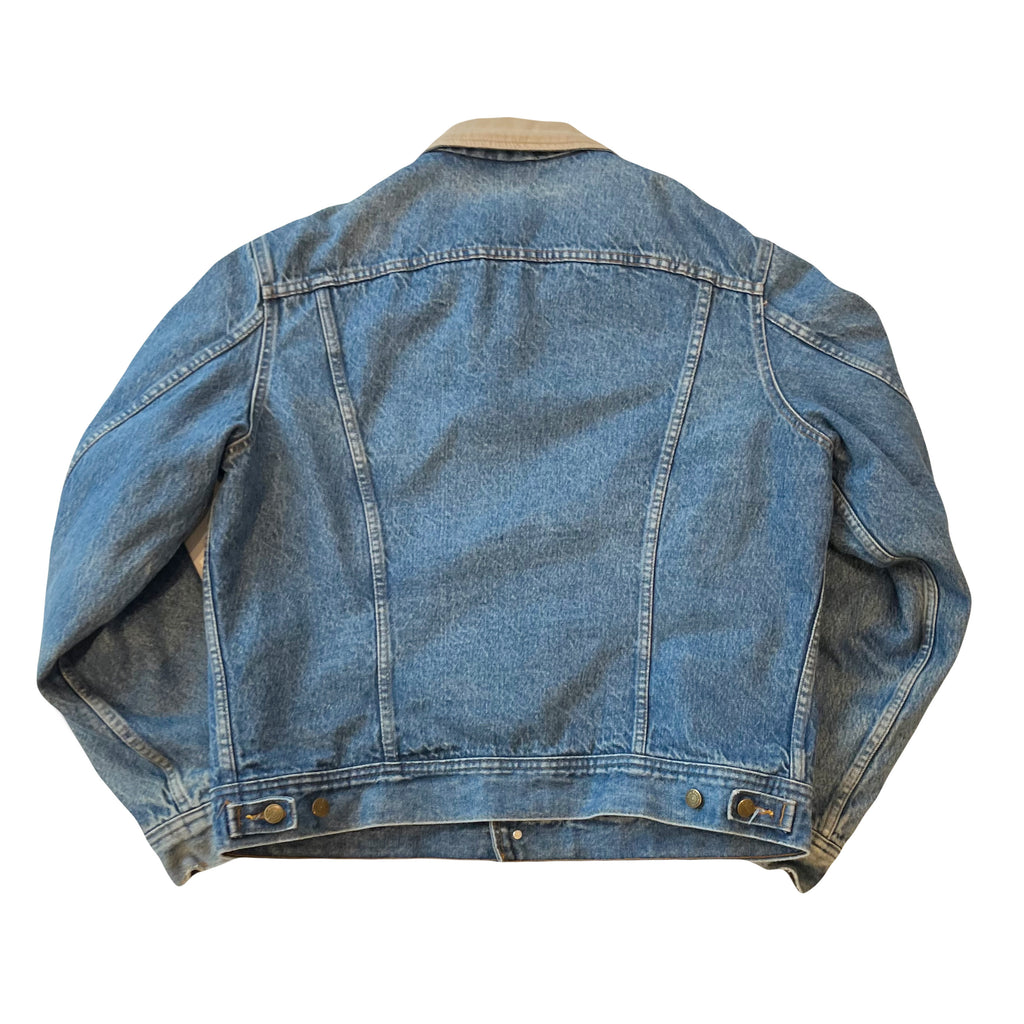 Vintage Blue Bay Blanket Lined Denim Jacket L