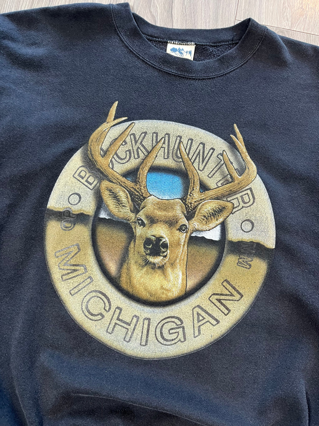 Vintage Buckhunter Michigan Crewneck L