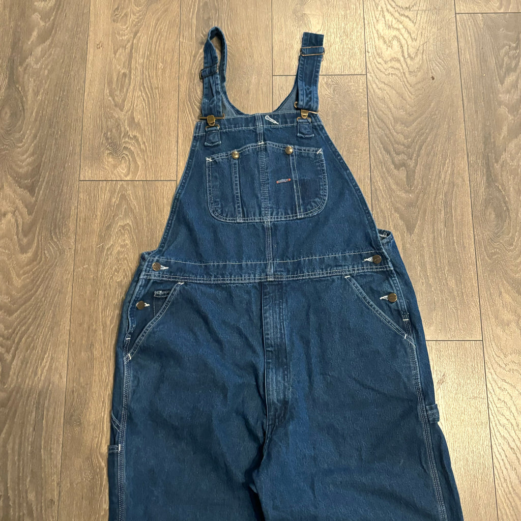 Vintage Carhartt Dark Wash Denim Overalls 38