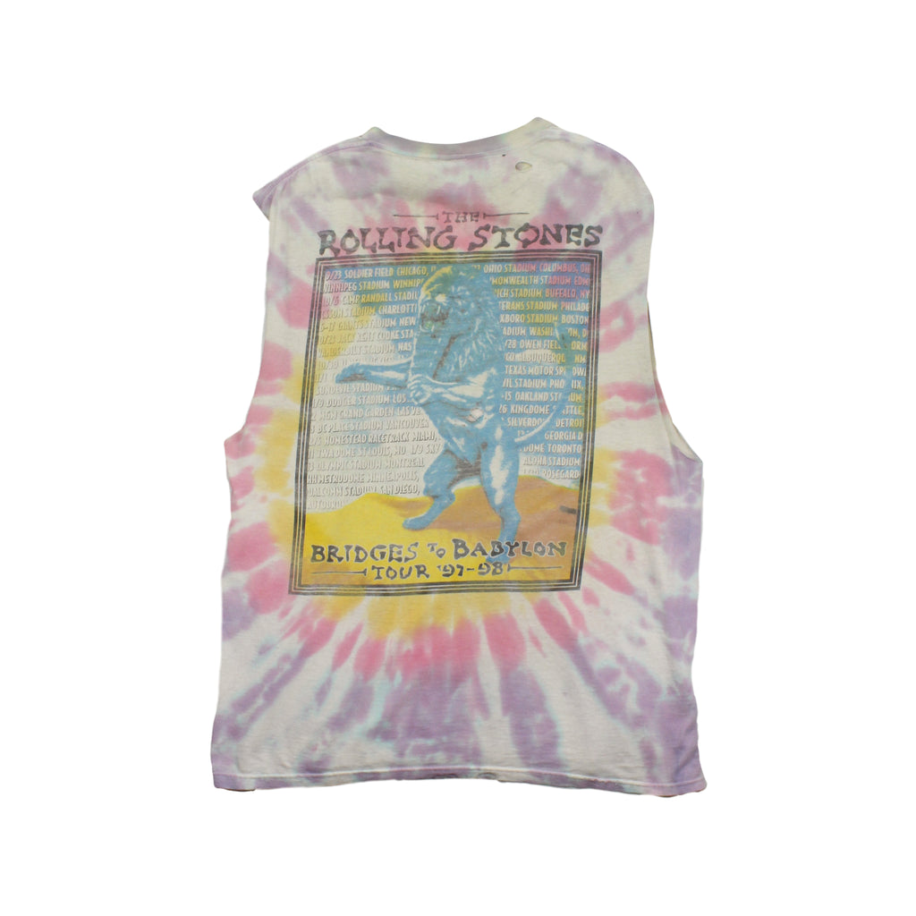 1997-98 Rolling Stones Bridges To Babylon Tour Cutoff Tank XL