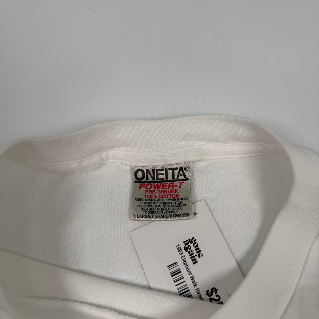 Vintage Elephant Walk Hawaii Graphic Tee XL