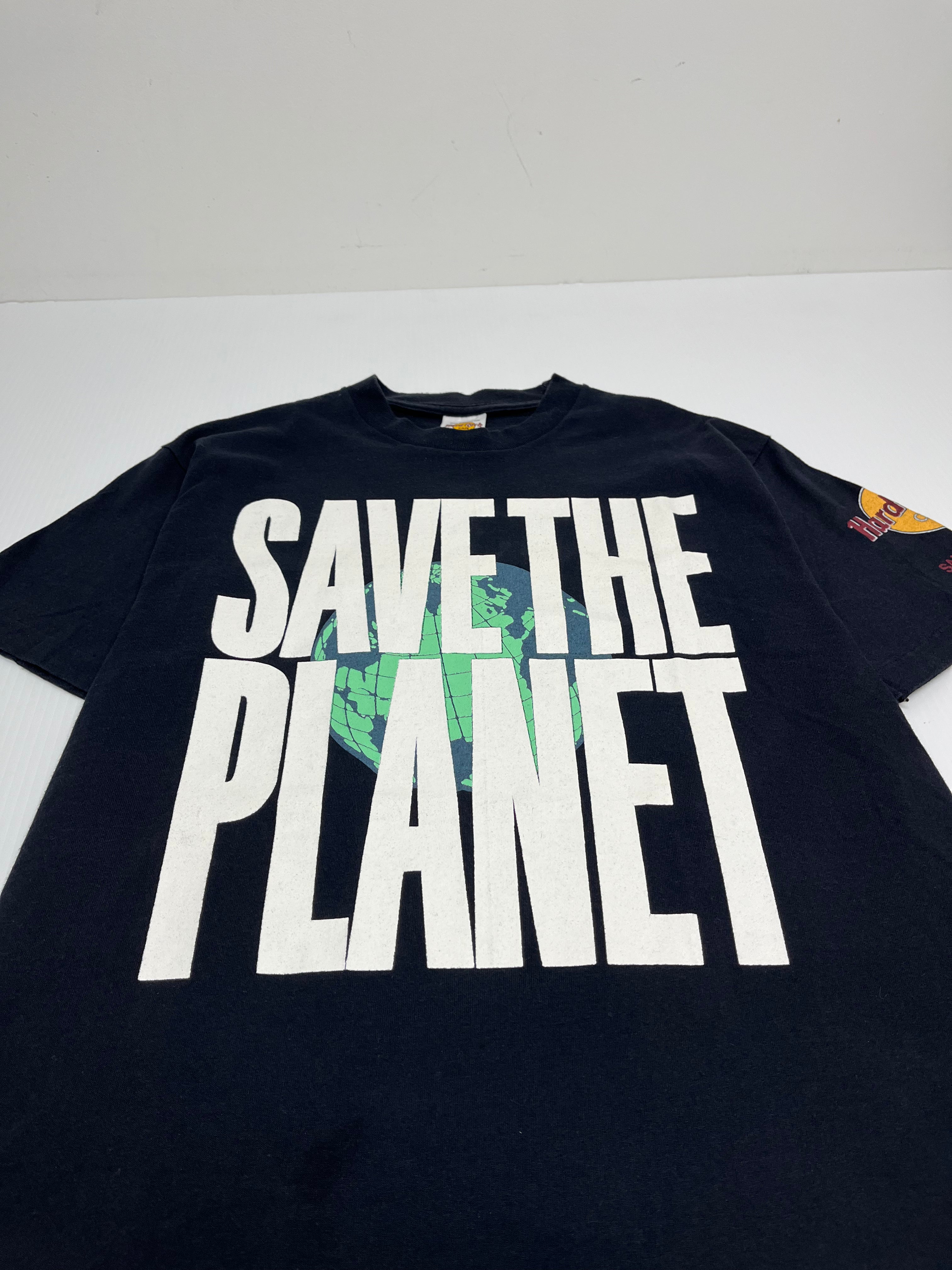 Vintage Hard Rock Save The Planet Tee L