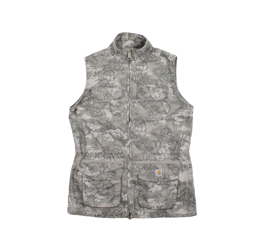 Carhartt Floral Pattern Denim Vest S