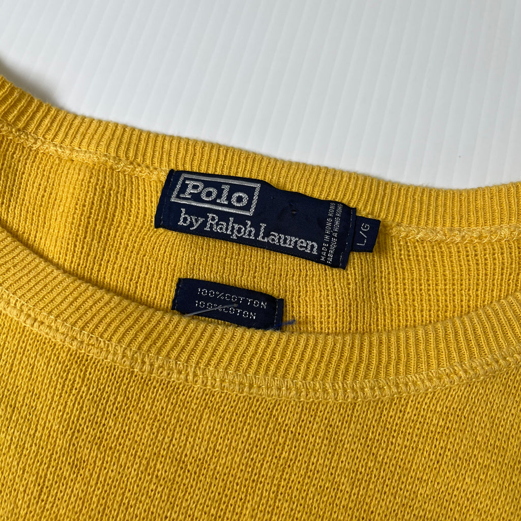 Vintage Polo Ralph Lauren Light Cotton Sweater L