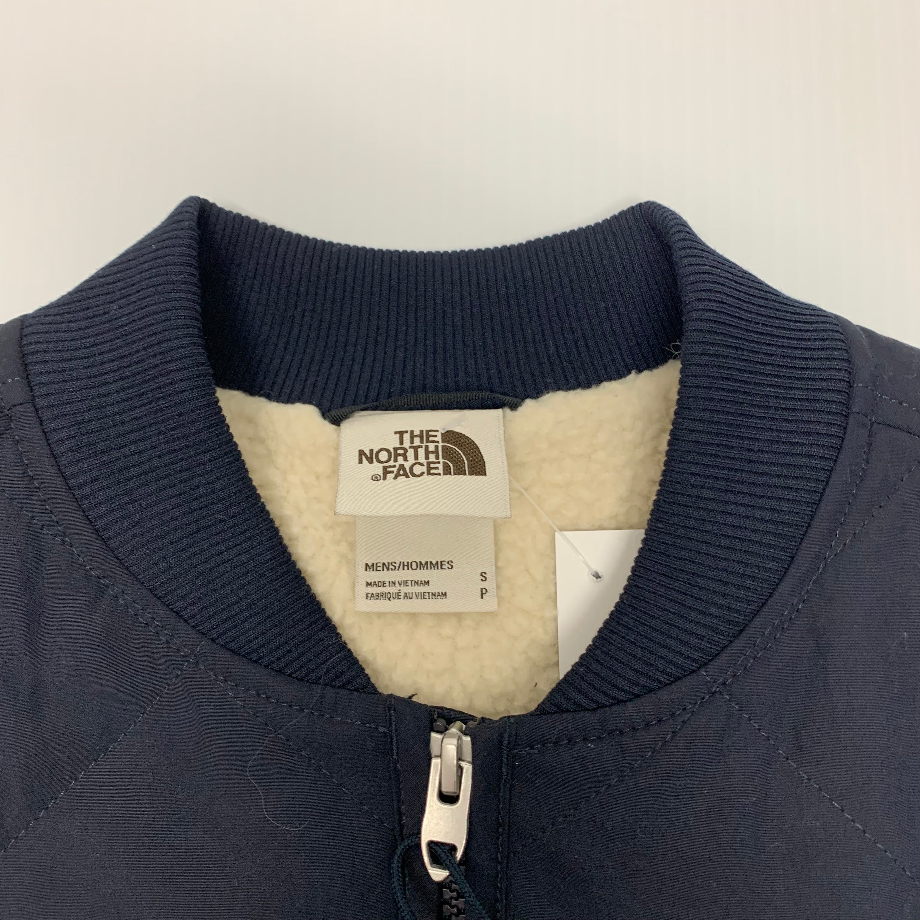 Sherpa Lined North Face Vest S