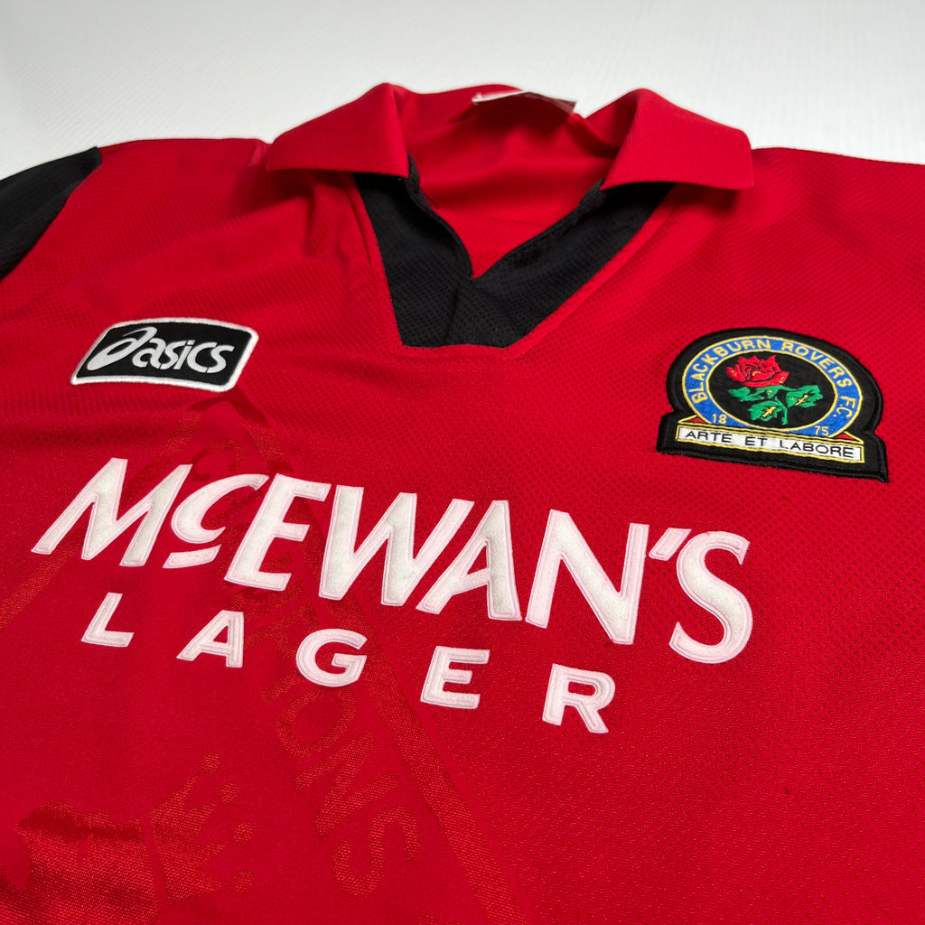 1995-96 Asics Blackburn Rovers Away Kit L