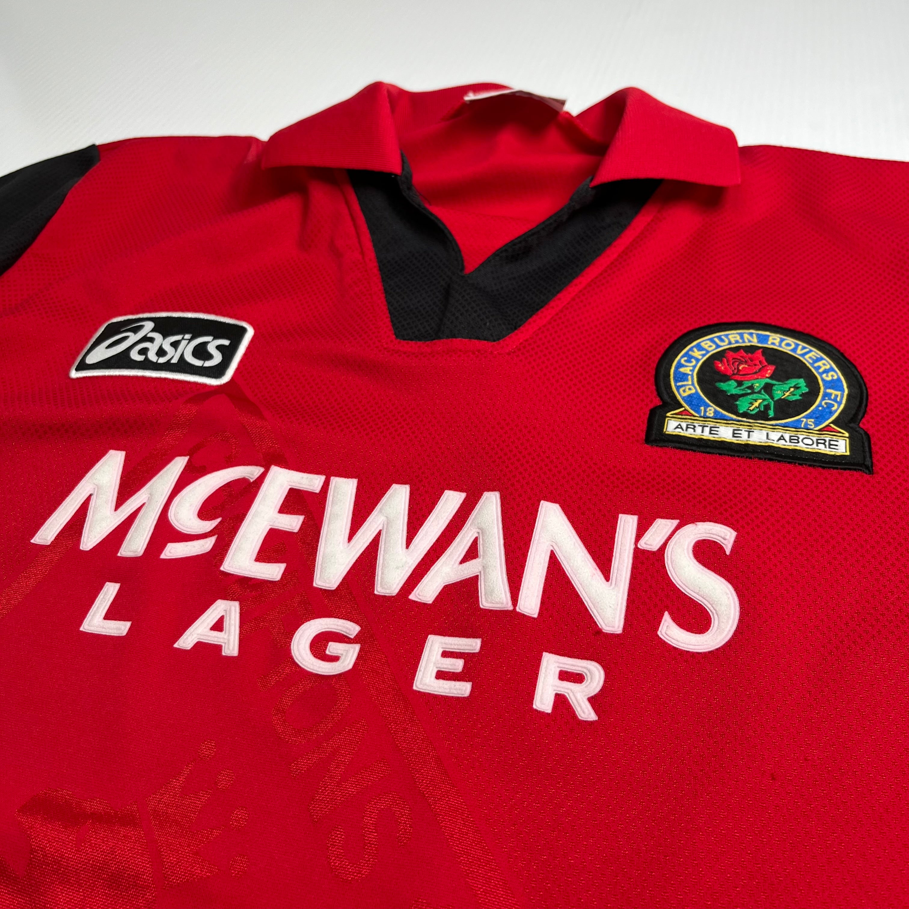 1995-96 Asics Blackburn Rovers Away Kit L