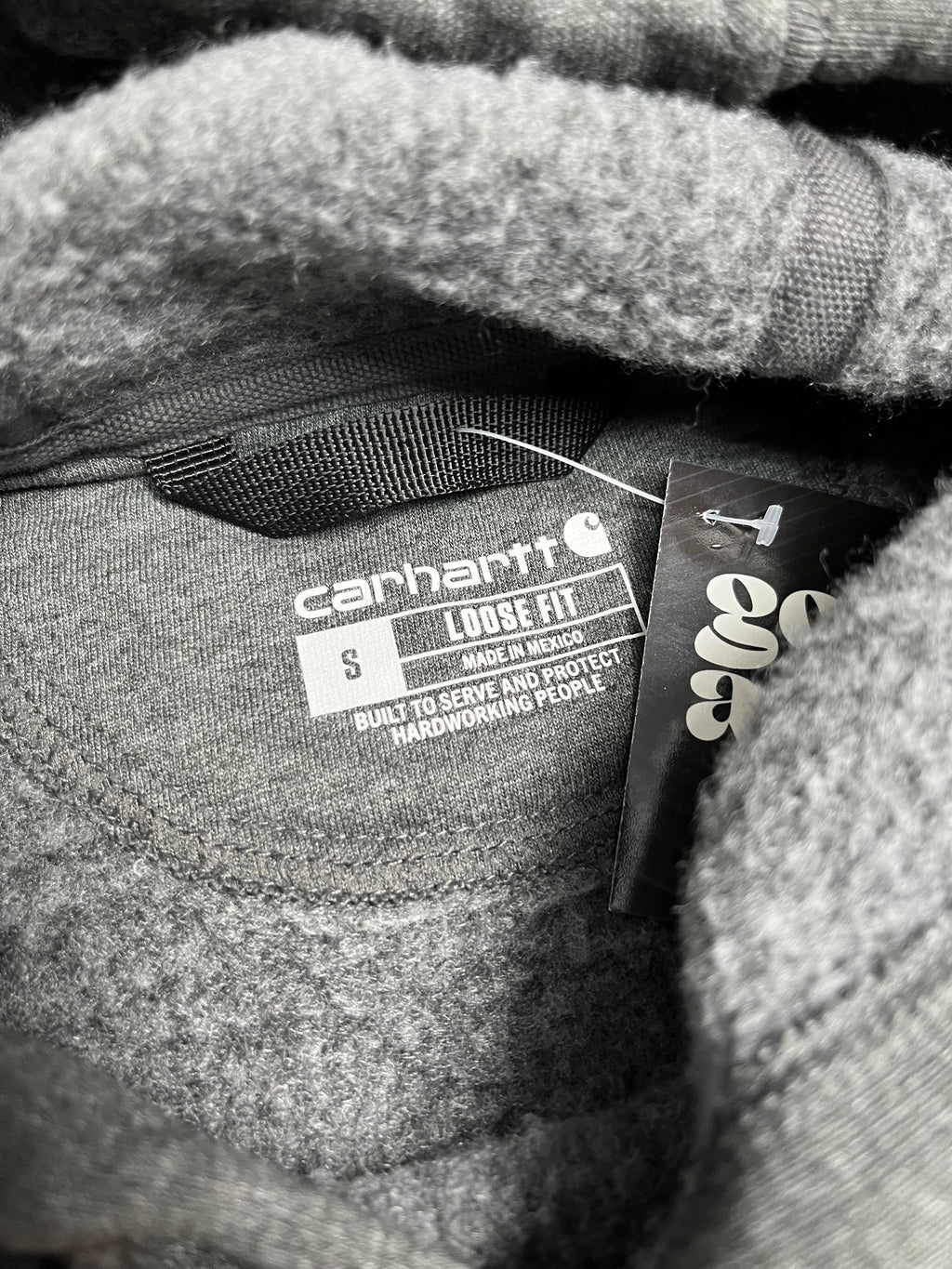 Carhartt Spellout Logo Hoodie S