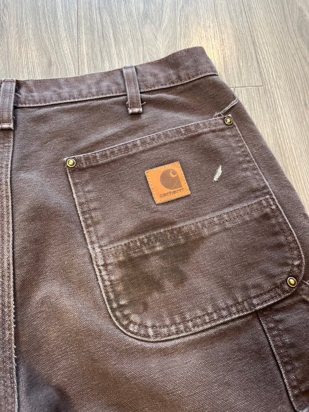 Carhartt B136 Double Knee Carpenter Denim 33