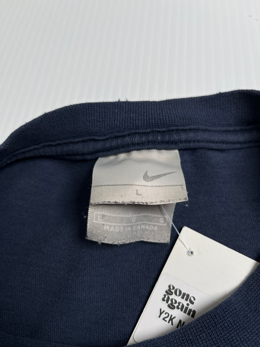 Y2K Nike Mini Swoosh Tee L
